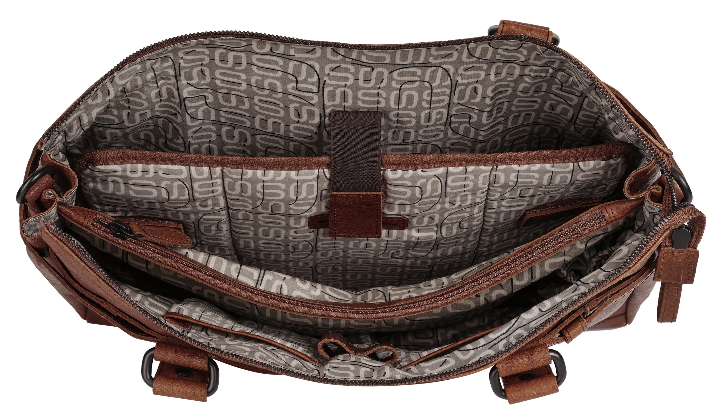 Spikes & Sparrow Shopper, echt Leder