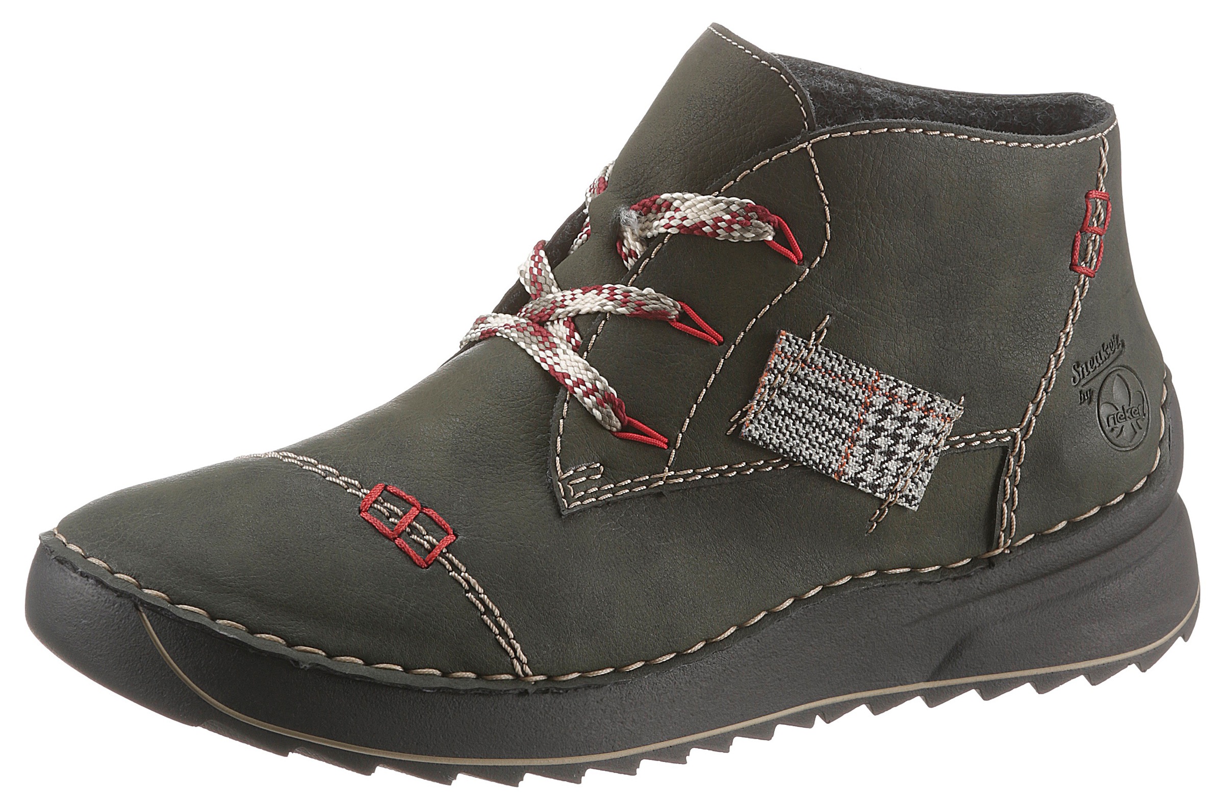 Image of Rieker Schnürboots, mit seitlichem Aufnäher bei Ackermann Versand Schweiz