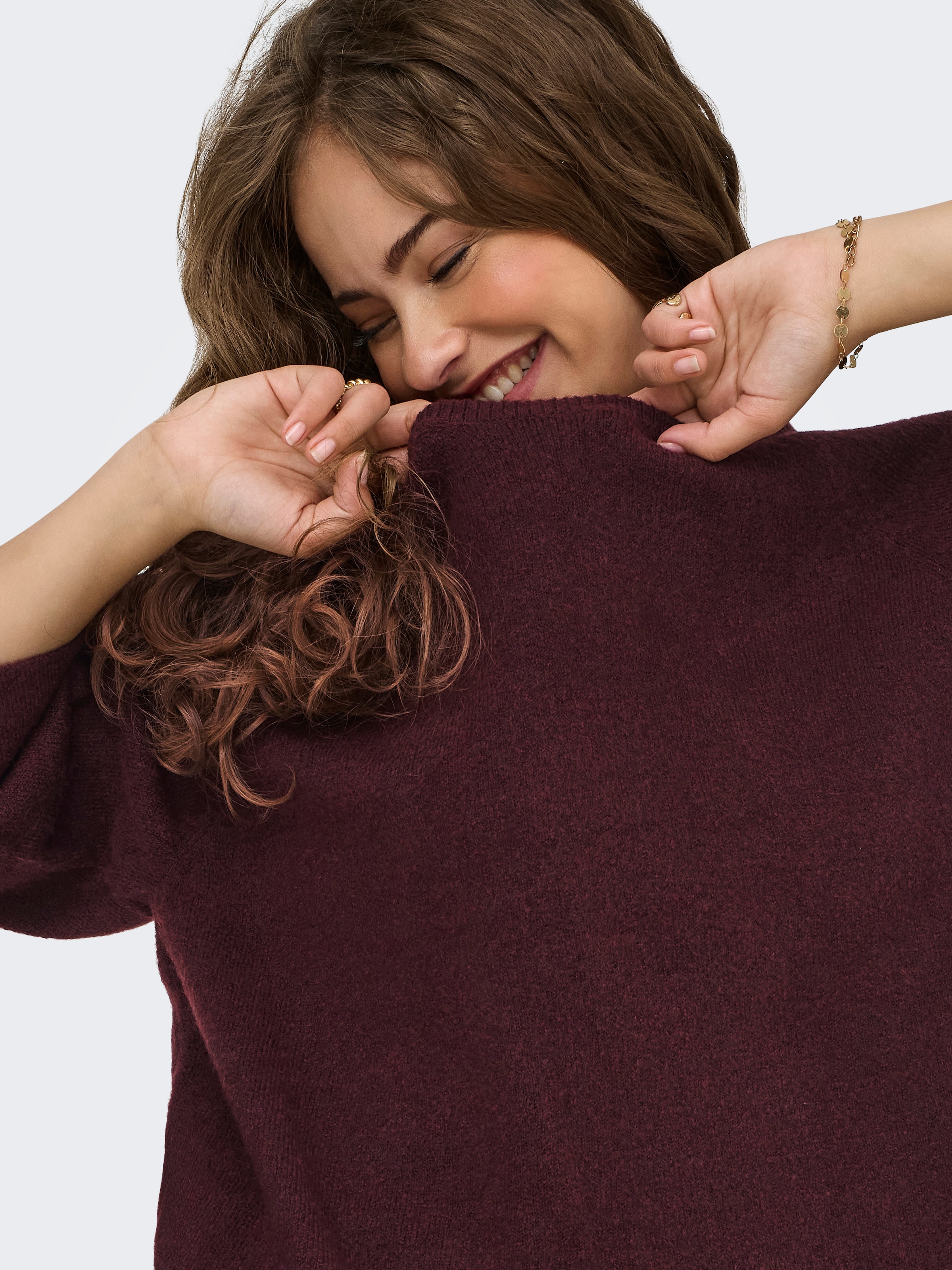 ONLY Strickpullover »ONLSIMONI 3/4 PULLOVER KNT NOOS«