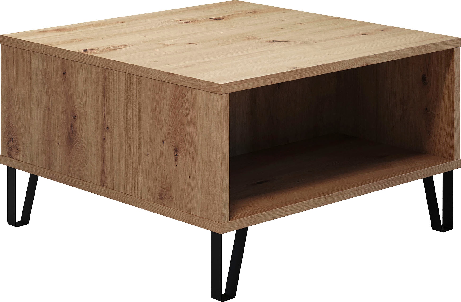 Home affaire Table basse »Tarragona« Table basse avec 2 compartiments ouverts - (L/P/H) 60/60/37 cm