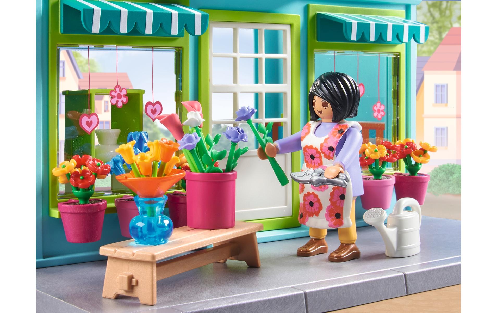 Playmobil® Spielbausteine »My Life Blumenladen 71807«, (220 St.)