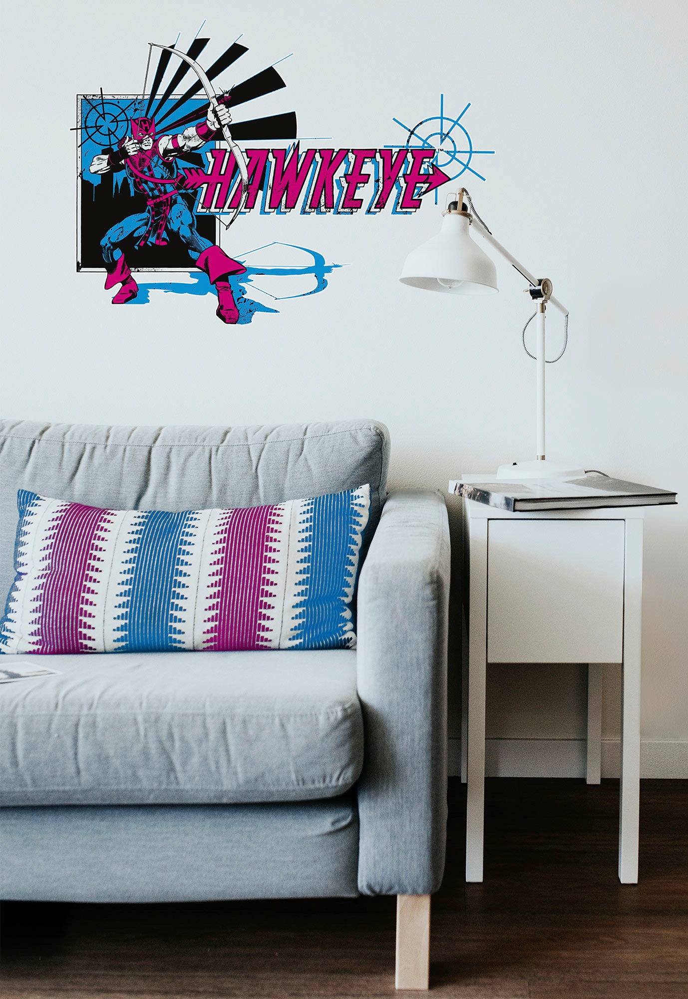 Komar Wandtattoo »Hawkeye Comic Classic«, (1 St.), 50x70 cm (Breite x Höhe), selbstklebendes Wandtattoo