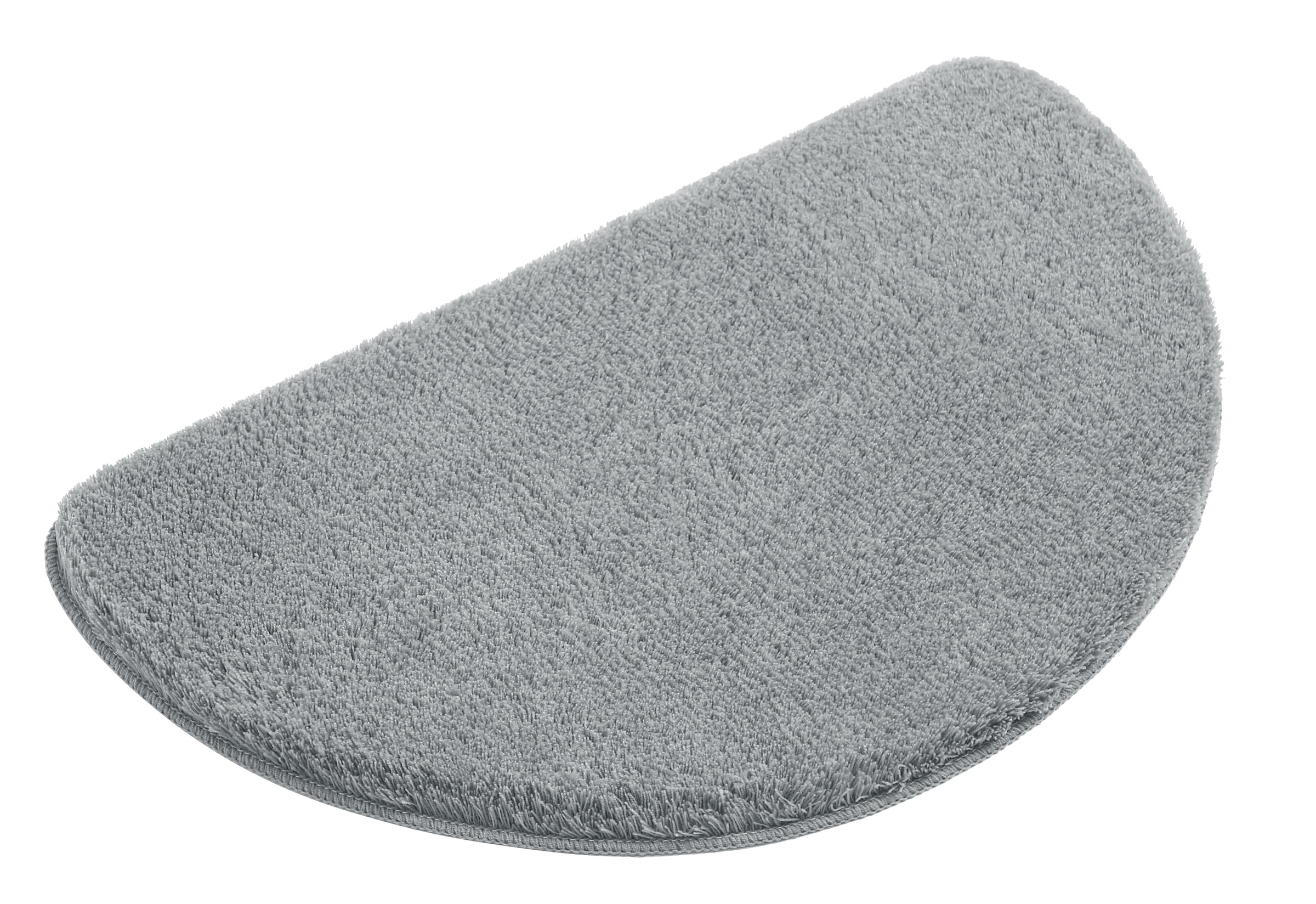 my home Badematte »Merida, Badvorleger, Badezimmer Teppich«, rutschhemmend beschichtet, fussbodenheizungsgeeignet-schnell trocknend-strapazierfähig, Badteppich, Uni Farben, rechteckig, rund & als 2-tlg. Set erhältlich