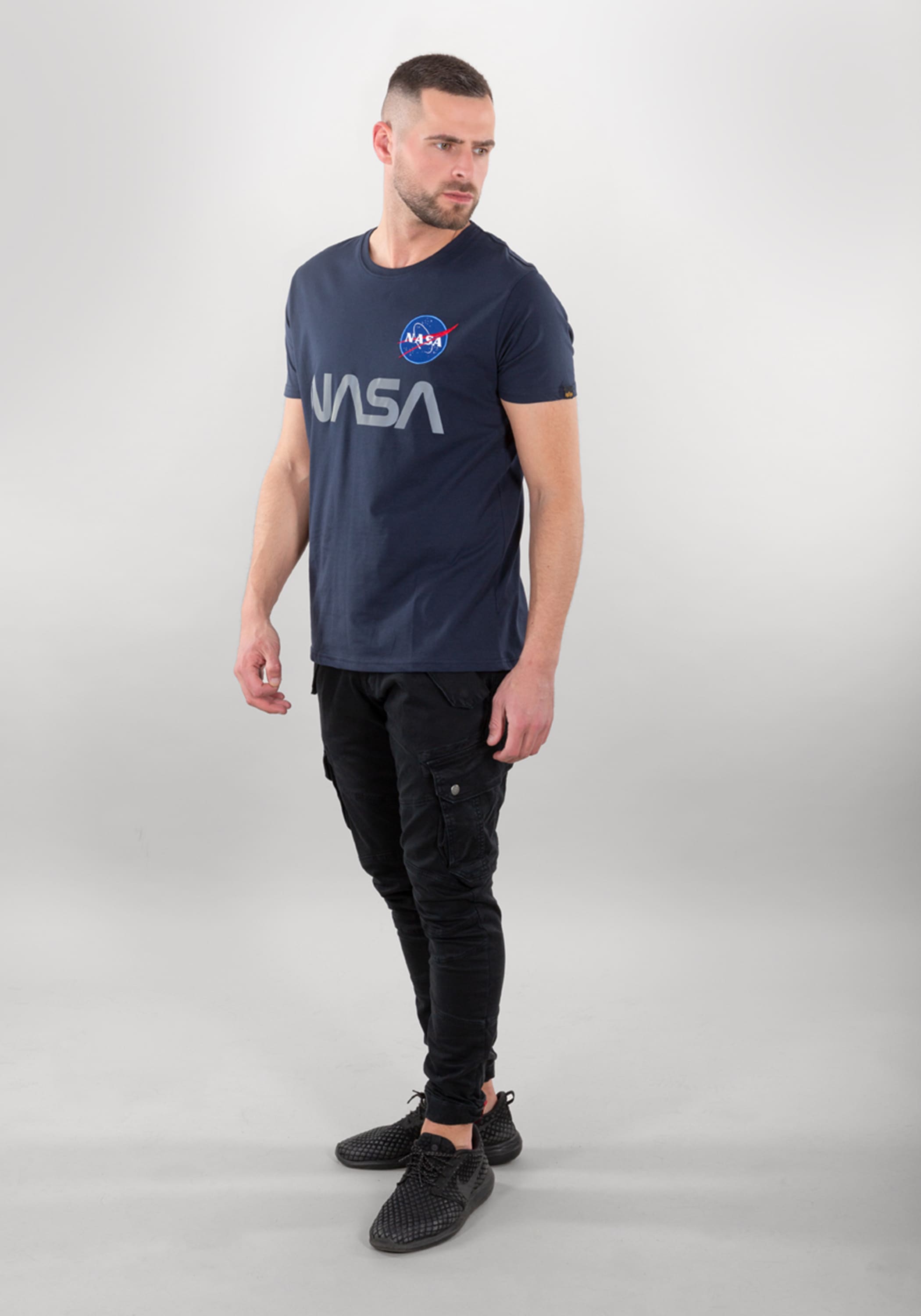 Image of Alpha Industries T-Shirt "NASA Reflective T"