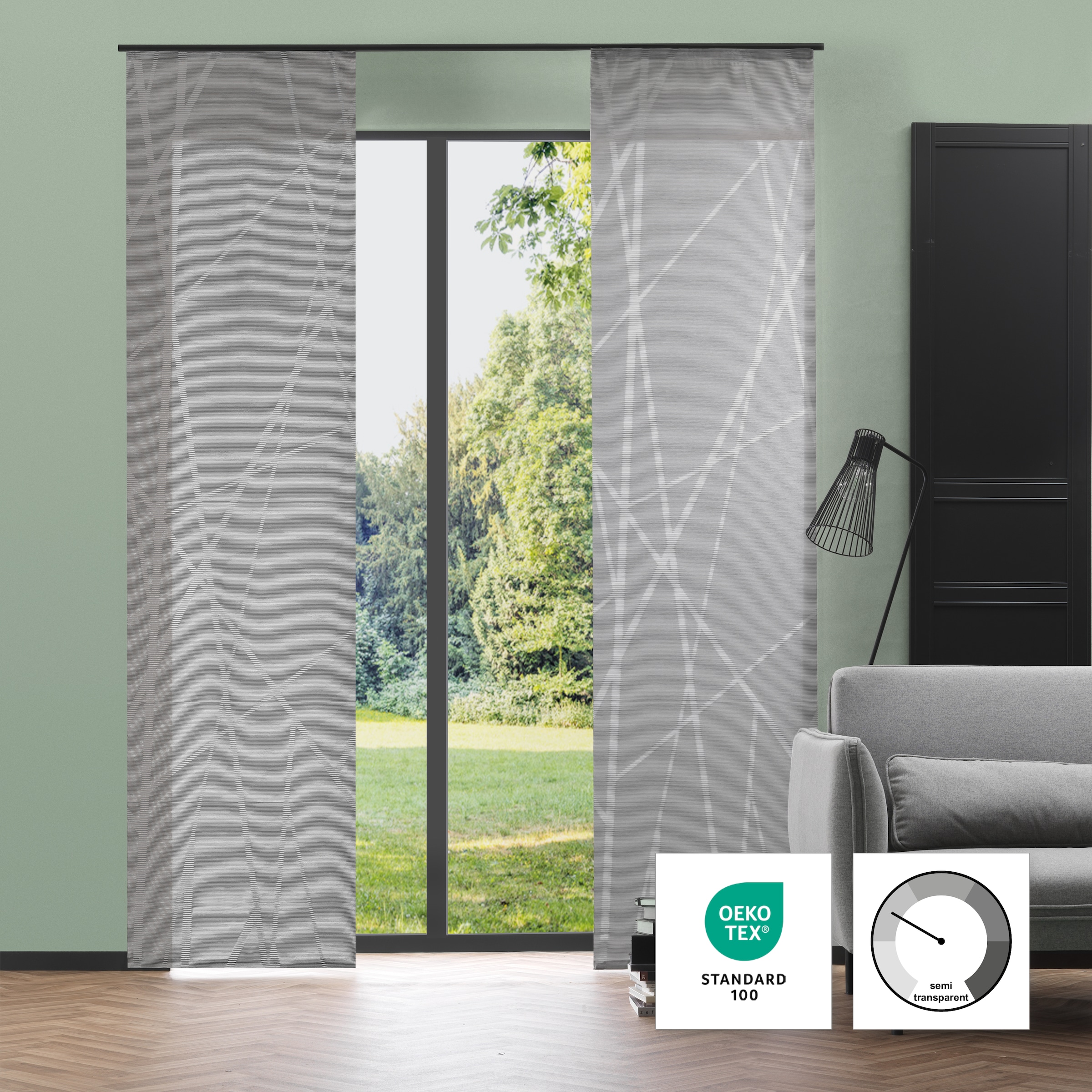 Neutex for you! Schiebegardine »BEAM« Paneelwagen 1 Stk. tlg. Abstraktes Muster