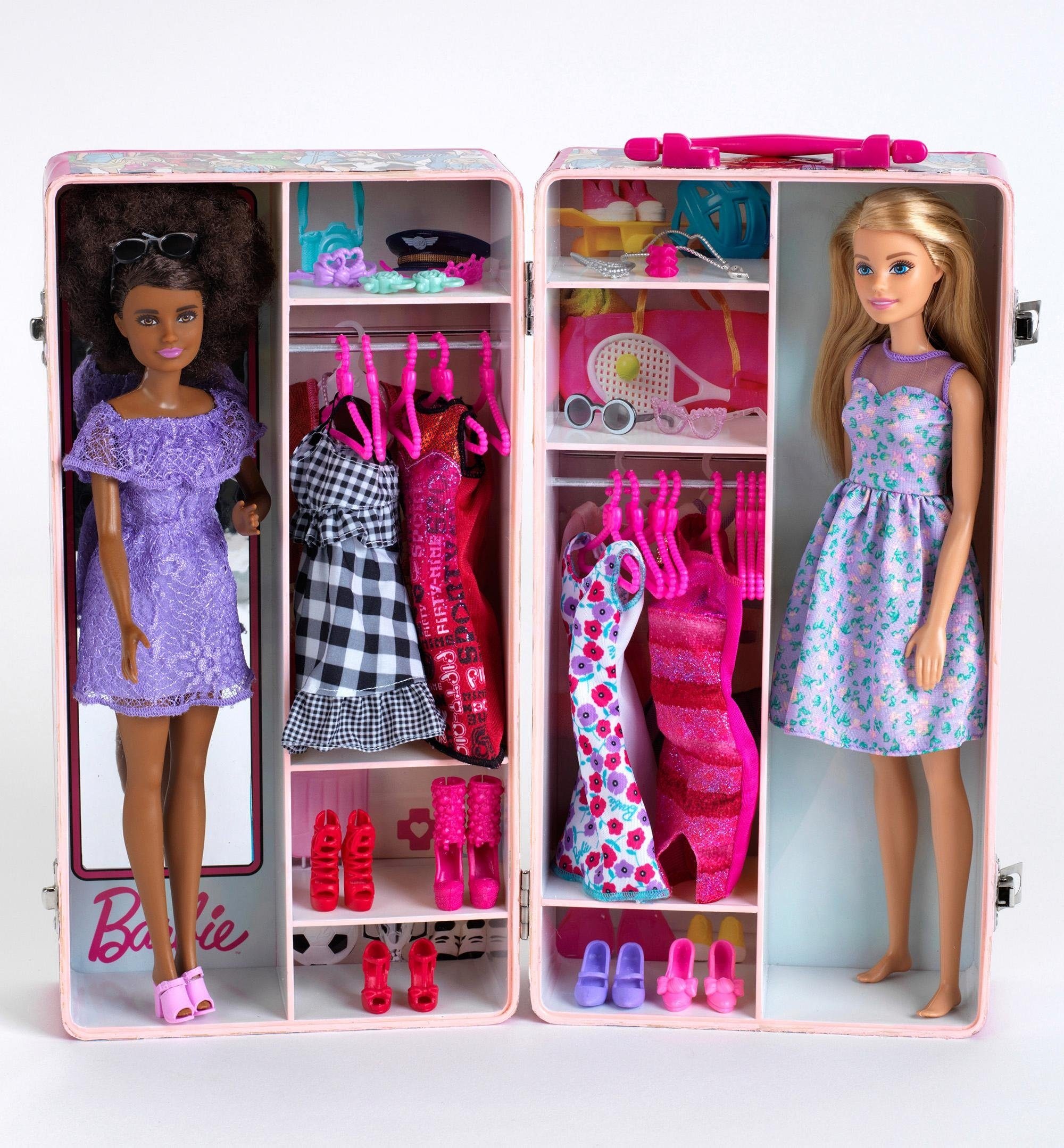 ✌ Klein Puppenkleiderschrank »Barbie Schrankkoffer« Acheter en ligne