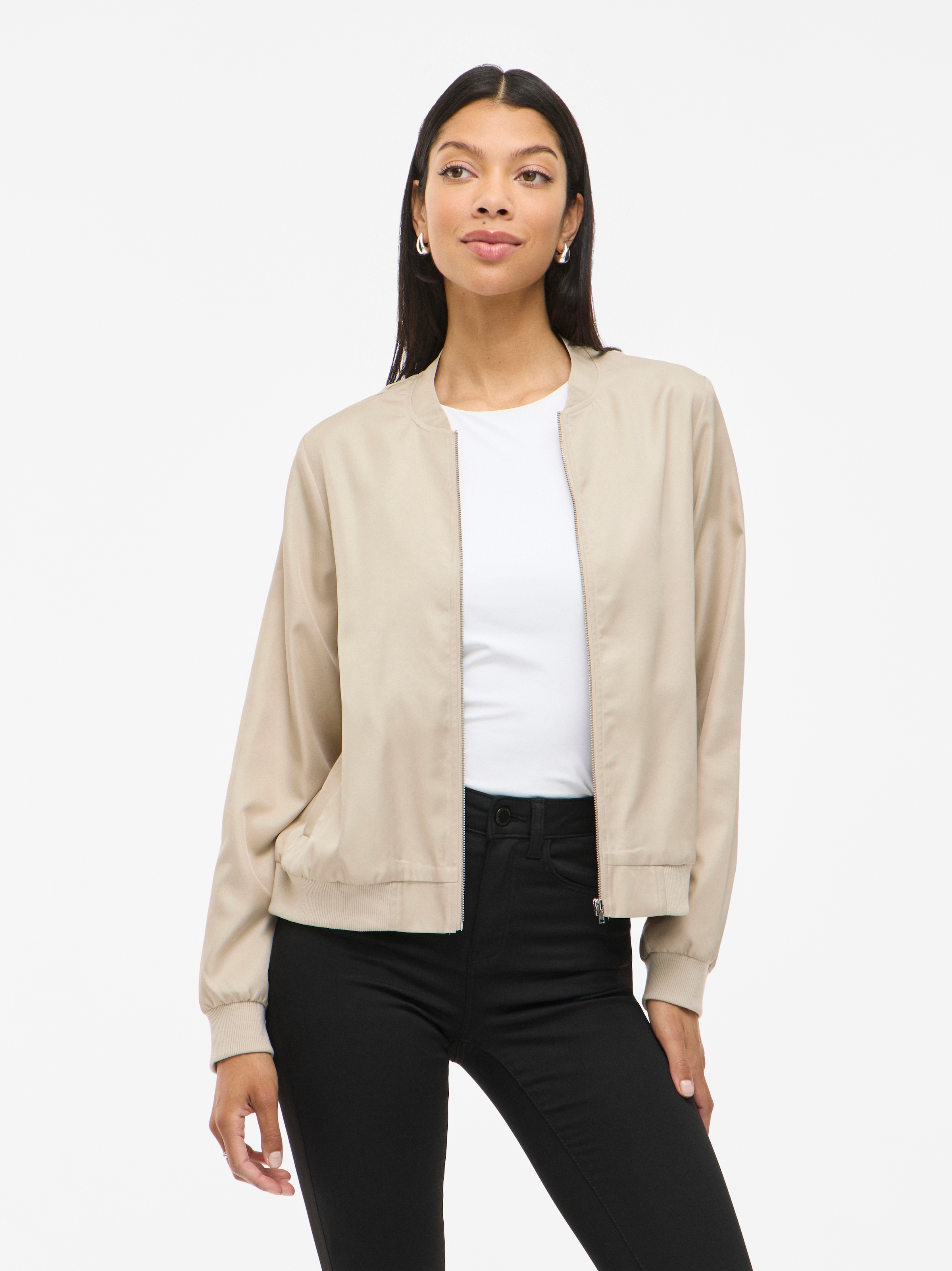 Image of Vila Blouson "VIPAPAYA L/S BOMBER JACKET - NOOS" Kunstfaser
