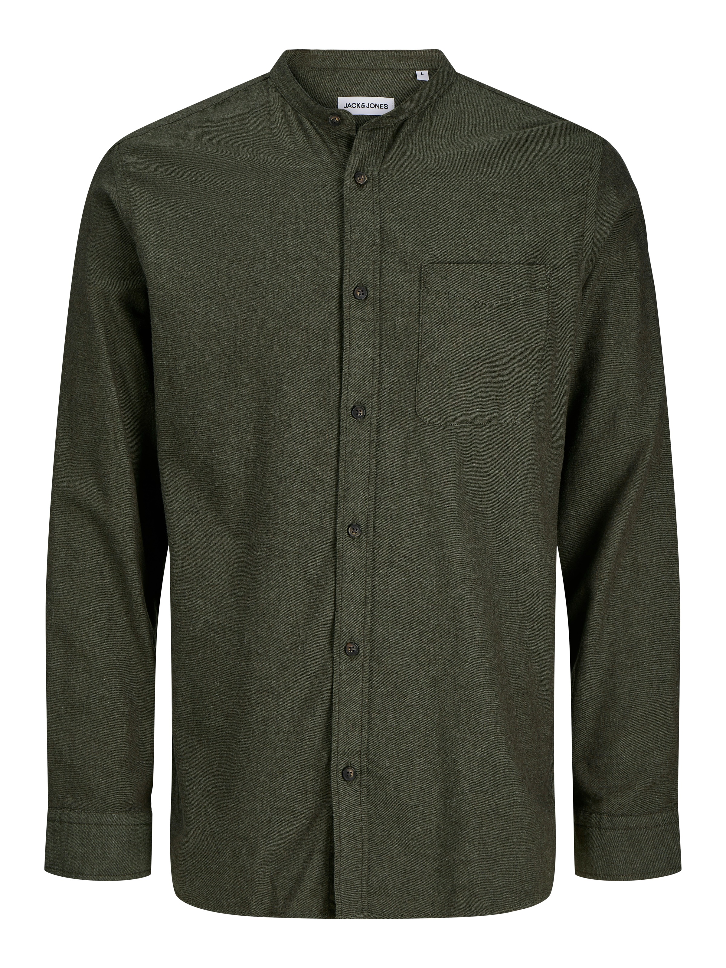 Jack & Jones Langarmhemd »JJEBAND MELANGE SHIRT L/S SN«