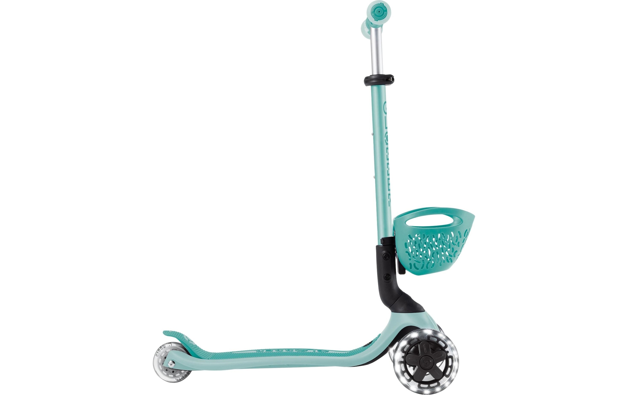 Globber Scooter »GO-UP BABY 360 LIGHTS, mit Leuchtrollen und Leuchtmodul« vélo à siège, draisienne et trottinette en un seul