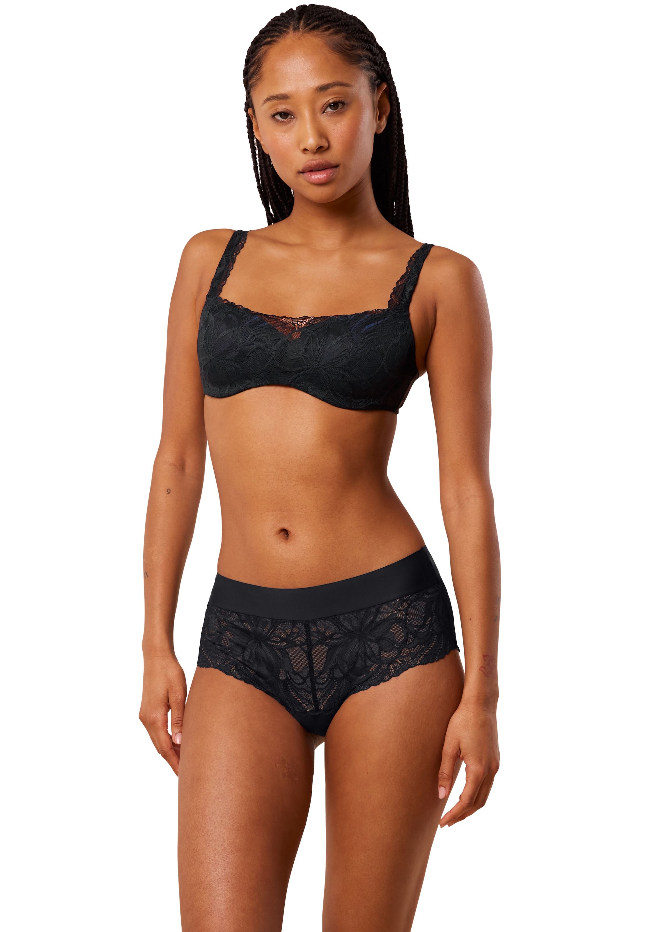 Balconnet-BH »Body Make-Up Illusion Lace Balconette«, Stretch-Spitze