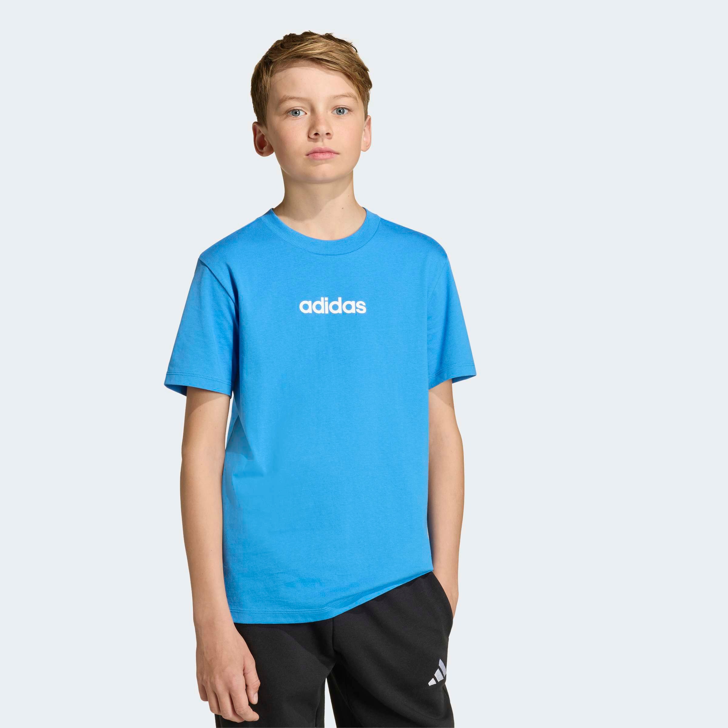 adidas Sportswear T-shirt »ESSENTIALS KIDS« Pour enfants, col rond, sans fermeture, en coton