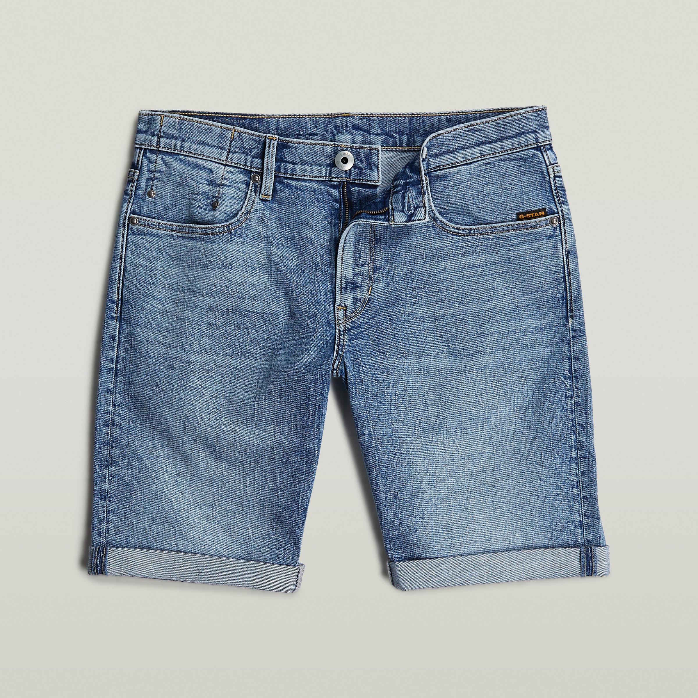 G-STAR Short en jean »Mosa« mit Umschlagsaum