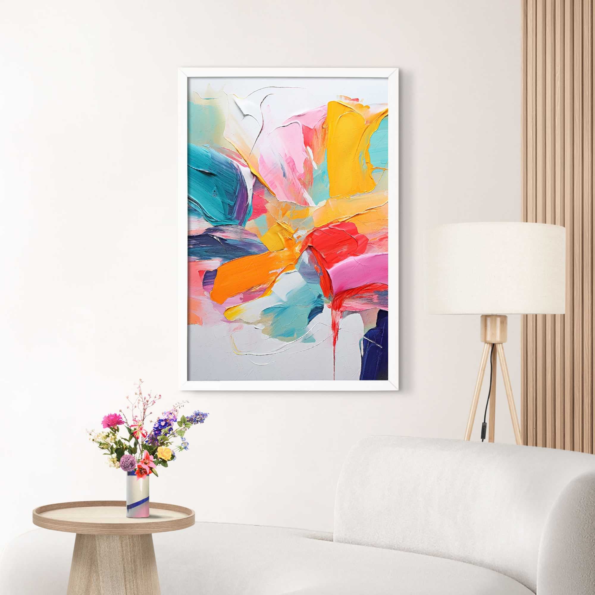 Reinders! Cadre photo »Bilderrahmen Poster 61x91,5 oder 50x70« für 1 Bilder Wohnzimmer - Weiss - MDF -  64,5x95 cm