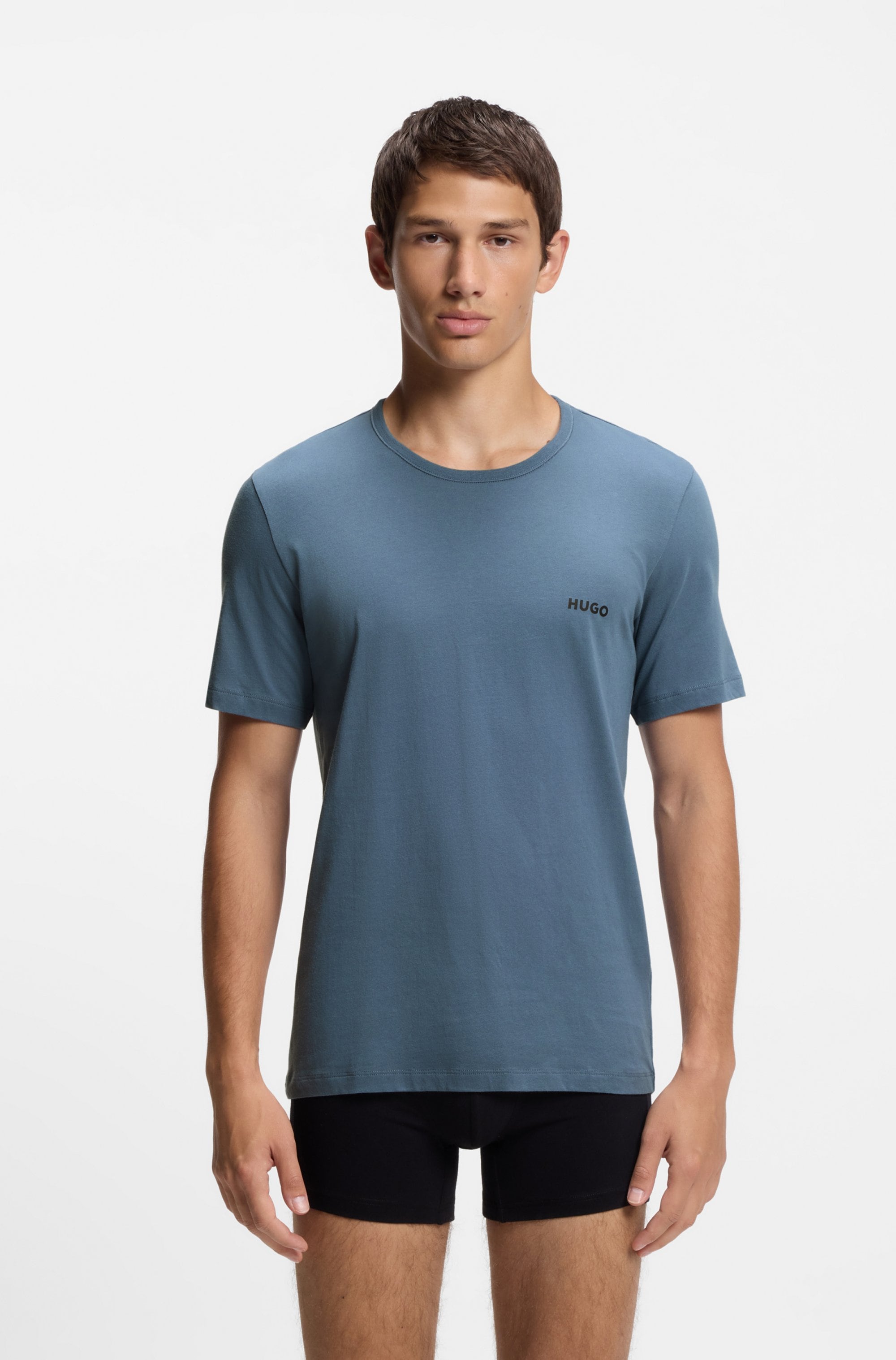 HUGO Underwear T-shirt »RN TRIPL« Paquet, 3 cuis mit Rundhalsausschnitt