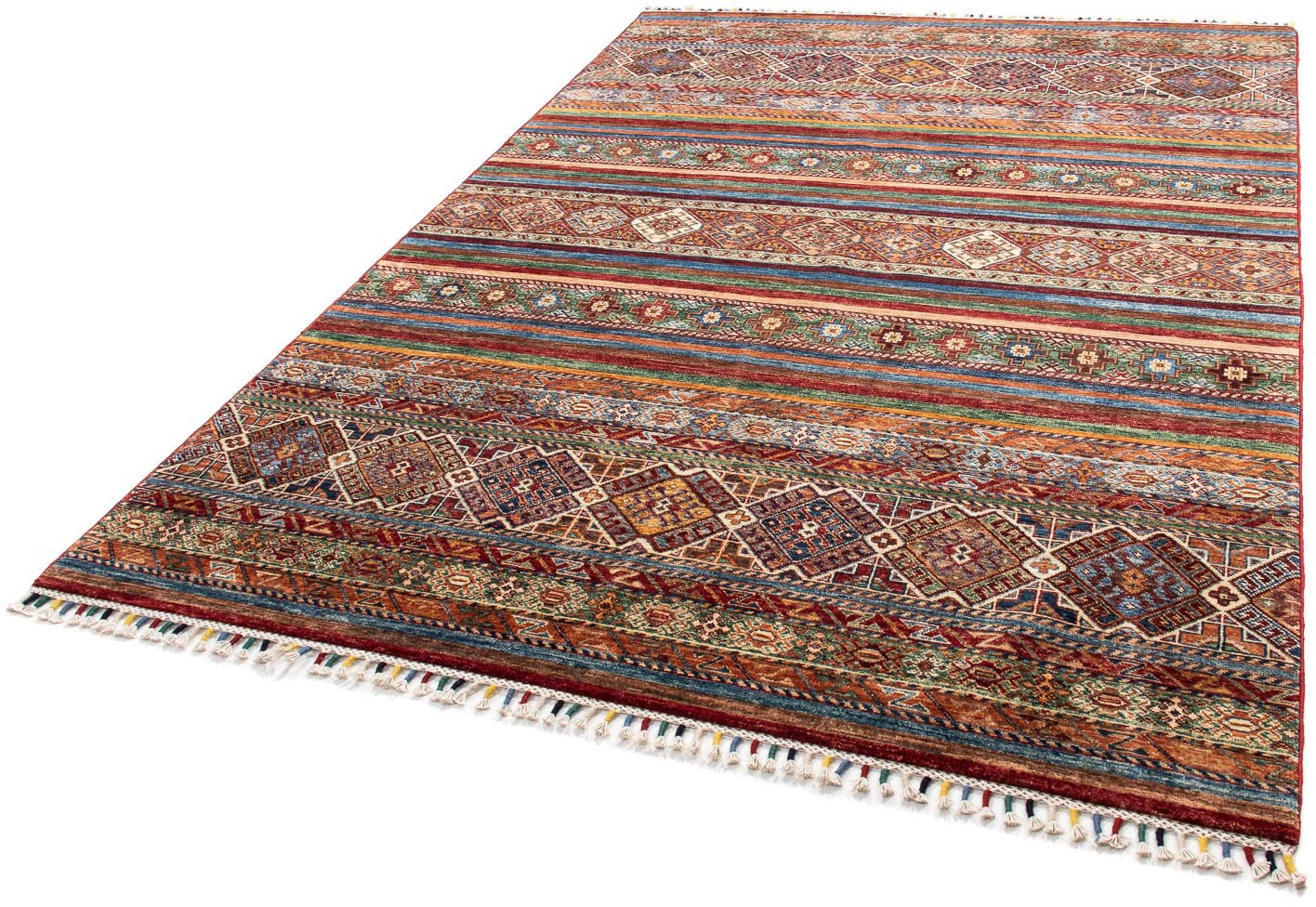 Image of morgenland Orientteppich »Ziegler - 246 x 169 cm - mehrfarbig«, rechteckig, 6 mm Höhe, Wohnzimmer, Handgeknüpft, Einzelstück mit Zertifikat bei Ackermann Versand Schweiz