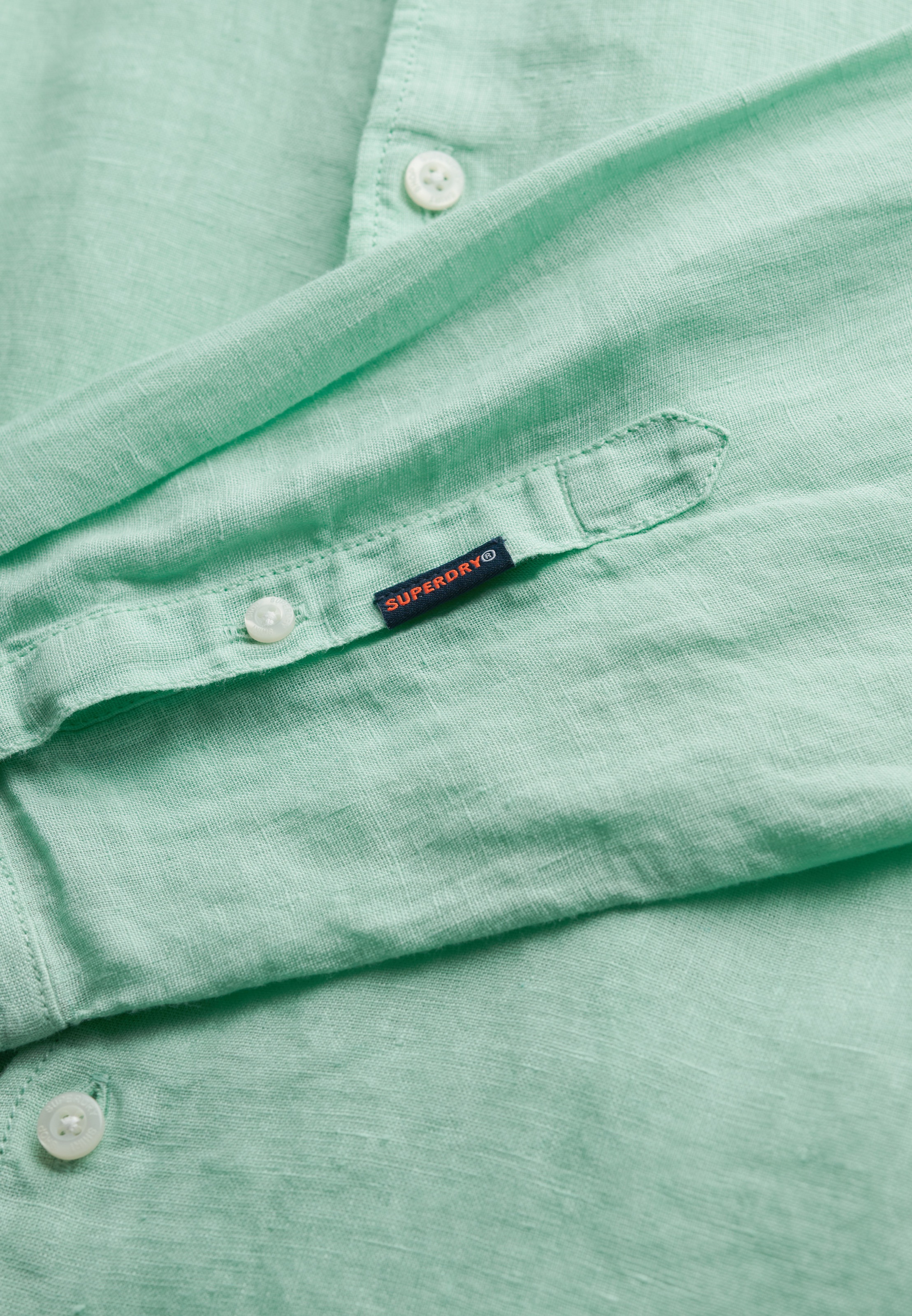 Superdry Langarmhemd »VACATION L/S LINEN SHIRT«