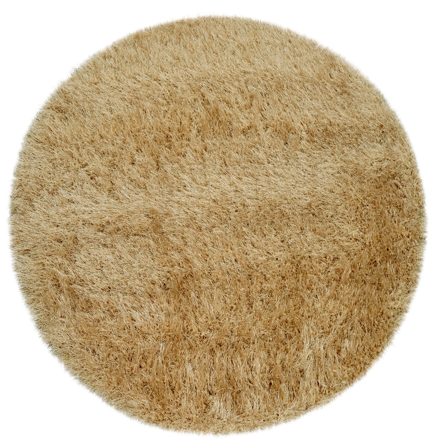 Image of Paco Home Hochflor-Teppich »Glamour 300«, rund, 75 mm Höhe, Uni Farben, mit weichem Glanz Garn, ideal im Wohnzimmer & Schlafzimmer bei Ackermann Versand Schweiz