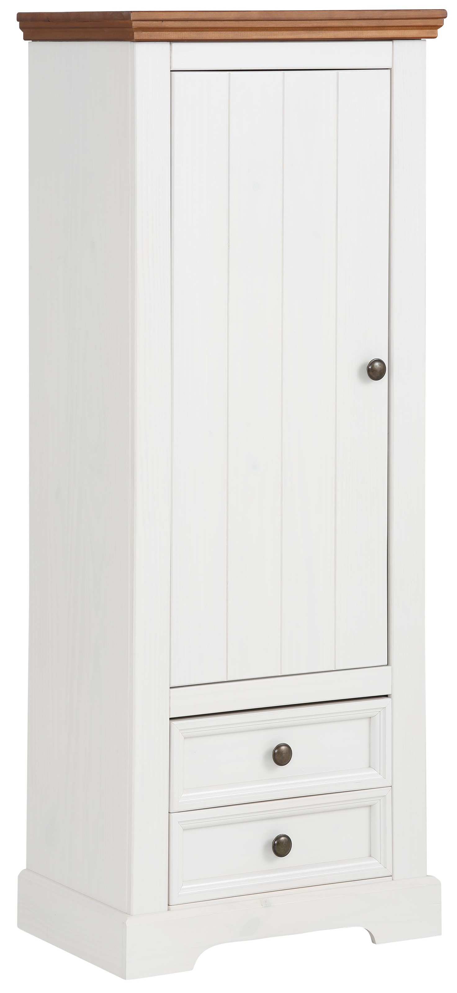 Image of Home affaire Drehtürenschrank »Athen«, aus massivem Kiefernholz, mit schönen Metallgriffen, Breite 140 cm bei Ackermann Versand Schweiz