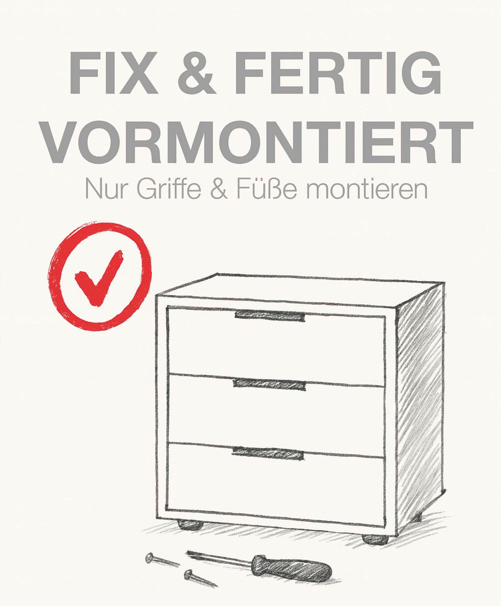 WIEMANN Nachtkommode »Lausanne, Nachttisch, Nachtschrank, teilmassiv Erle, 3 Schubladen« 2er-Set, 60 x 50 x 36 cm (B/H/T), MADE IN GERMANY,  Abdeckplatte und Schubkastenfronten aus Massivholz