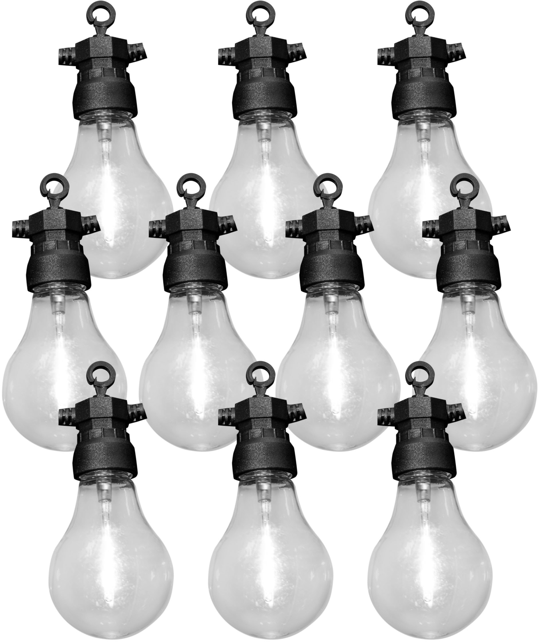 LUXFORM Guirlande lumineuse »24V-Lichterkette Tahiti - mit 10x warmweissen LED« Suspendable partout, intérieur et extérieur