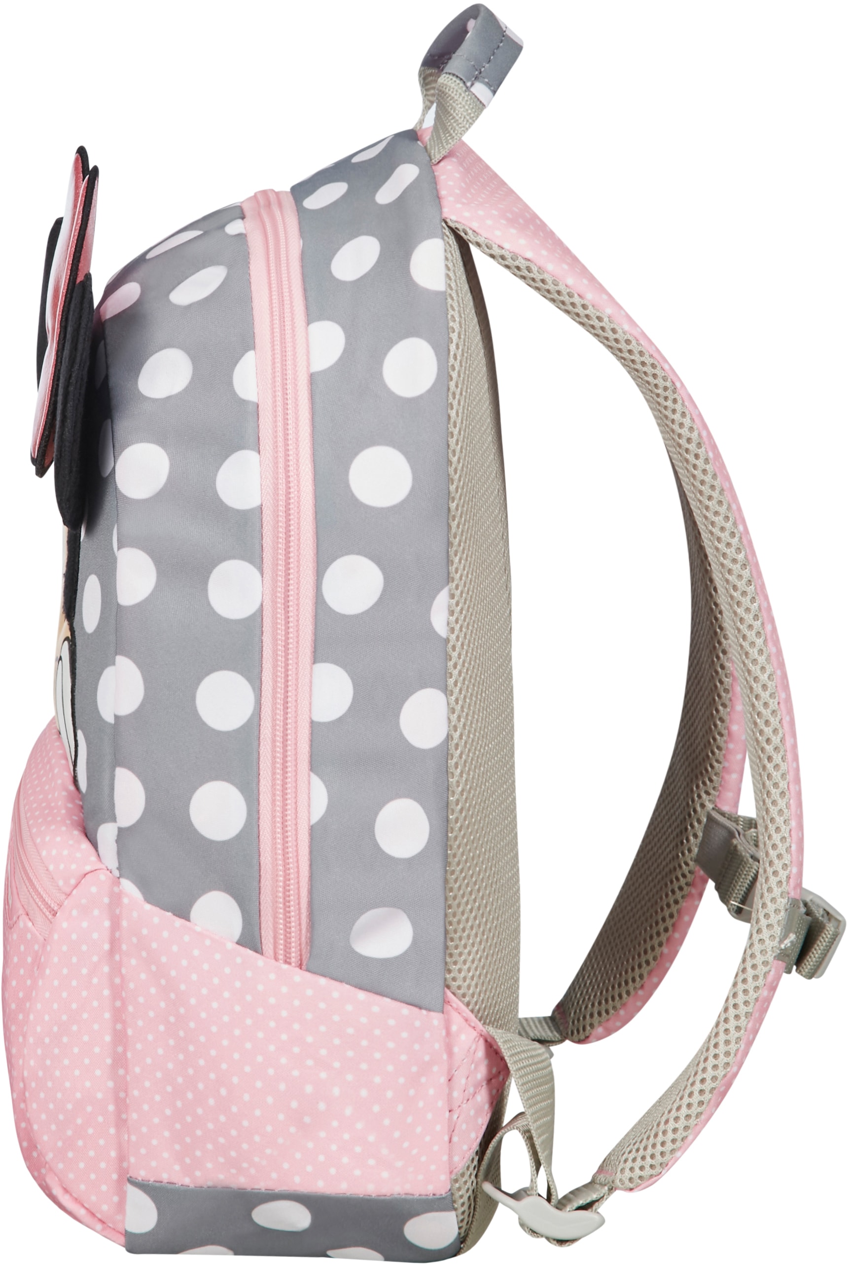 Samsonite Kinderrucksack »Disney Ultimate 2.0, S+, Minnie Glitter«, reflektierende Details, Kinderrucksack Kindergartenrucksack Kinderfreizeitrucksack