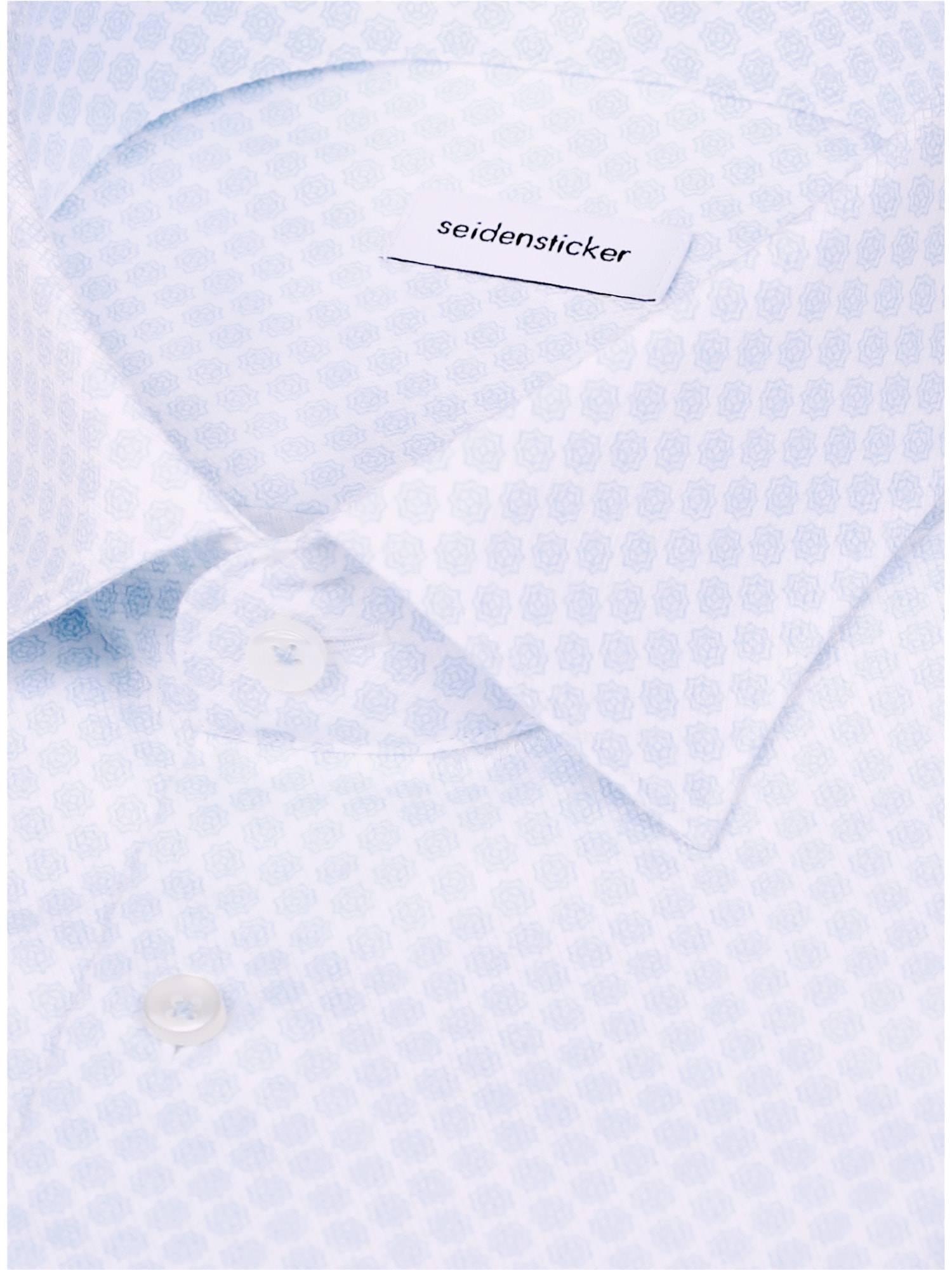 seidensticker Businesshemd »Schwarze Rose« Comfort 1/2 Kentkragen Druck