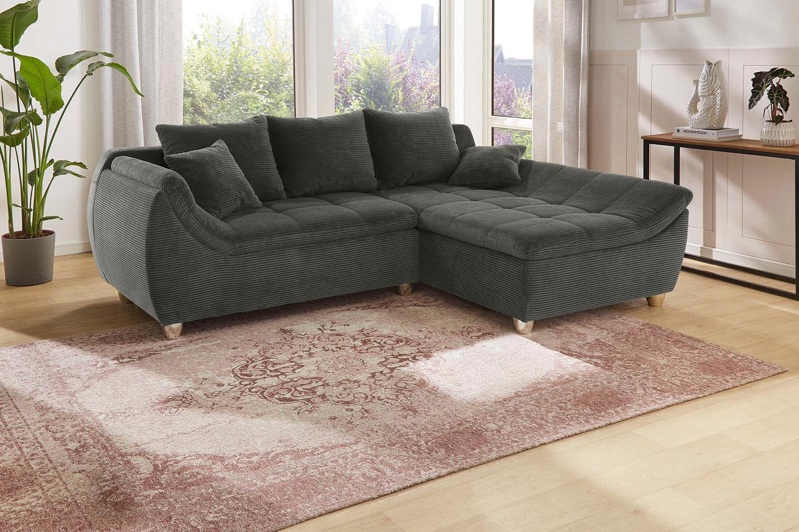 Image of Jockenhöfer Gruppe Ecksofa "Genua L-Form, B: 250 cm" mit 2 Zierkissen