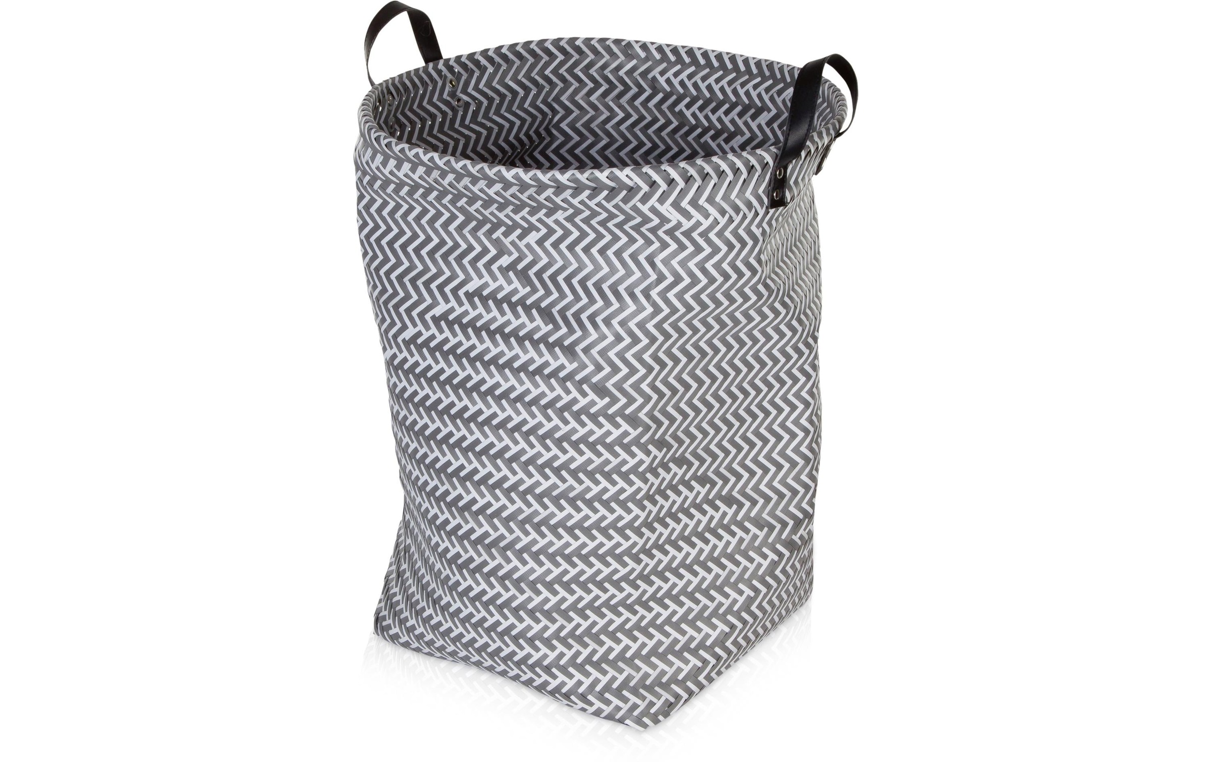 Image of Möve Wäschekorb "Weave 80 l Grau"