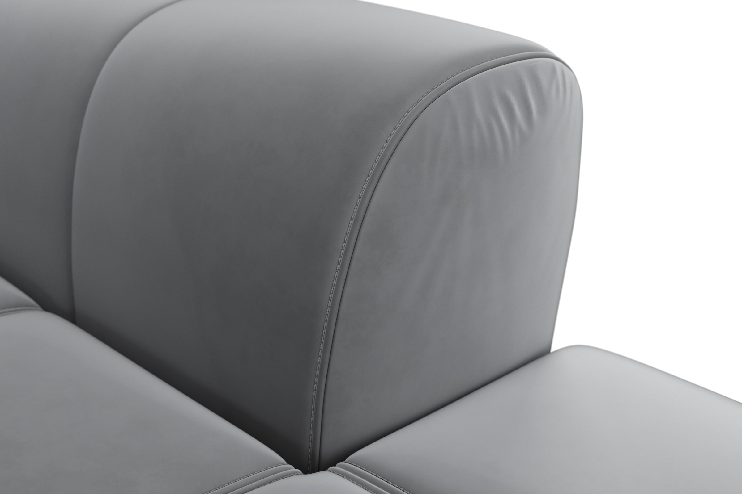 sit&more Wohnlandschaft »Bendigo U-Form« inklusive Sitztiefenverstellung, Bodenfreiheit 15 cm, in 2 Fussfarben