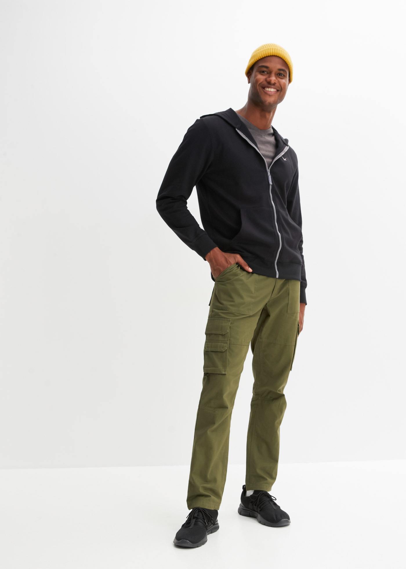 bonprix T-shirt »T-Shirt mit V-Ausschnitt (3er Pack)« Packung, 3, 3 cuis T-Shirt mit V-Ausschnitt (3er Pack)