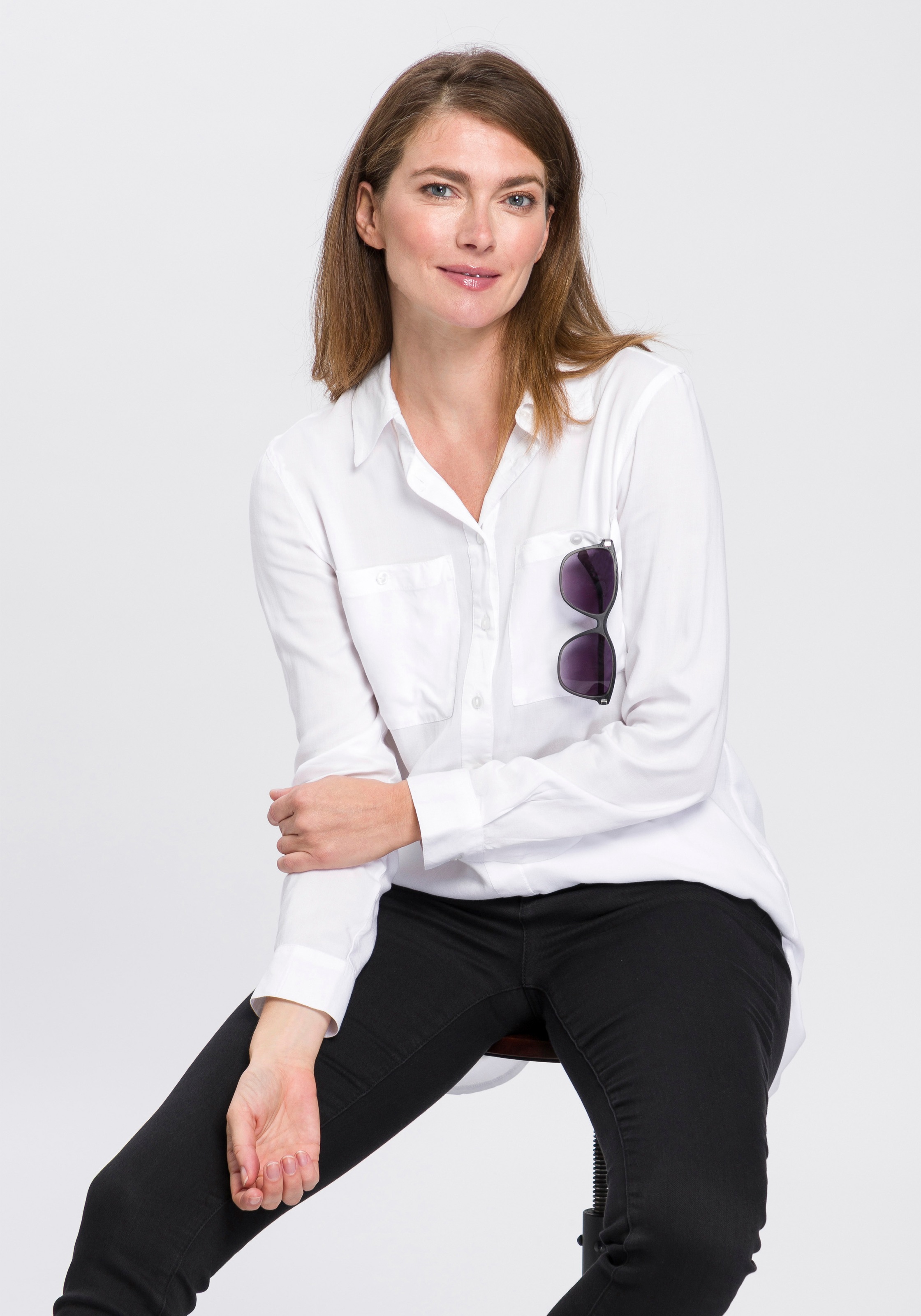 Image of Boysen's Longbluse, mit tiefen Seitenschlitzen bei Ackermann Versand Schweiz