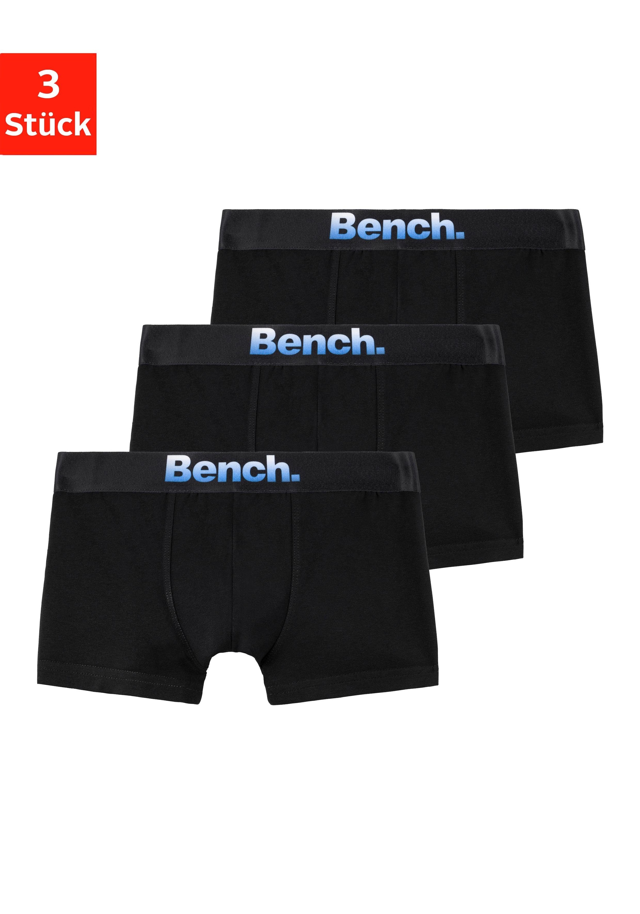 Bench. vorn ohne 3 Markenlogo Mindestbestellwert für Jungen mit Boxer, St.), (Packung, Modische kaufen