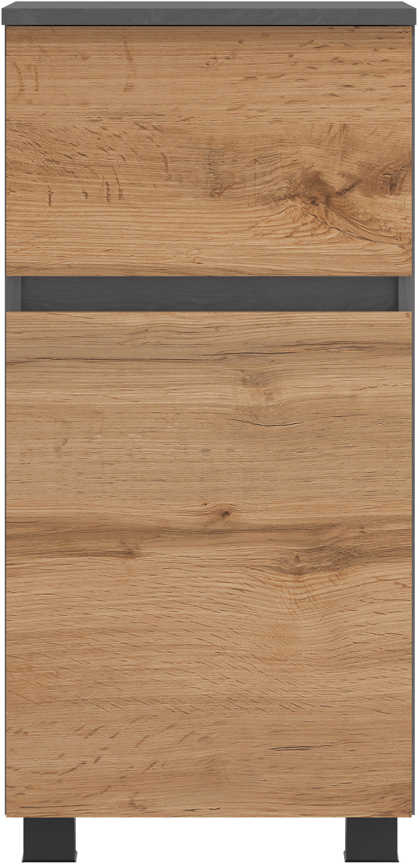 GOODproduct Badmöbel-Set »BOZEN, 4-tlg. Unterbecken-Set - Midischrank«