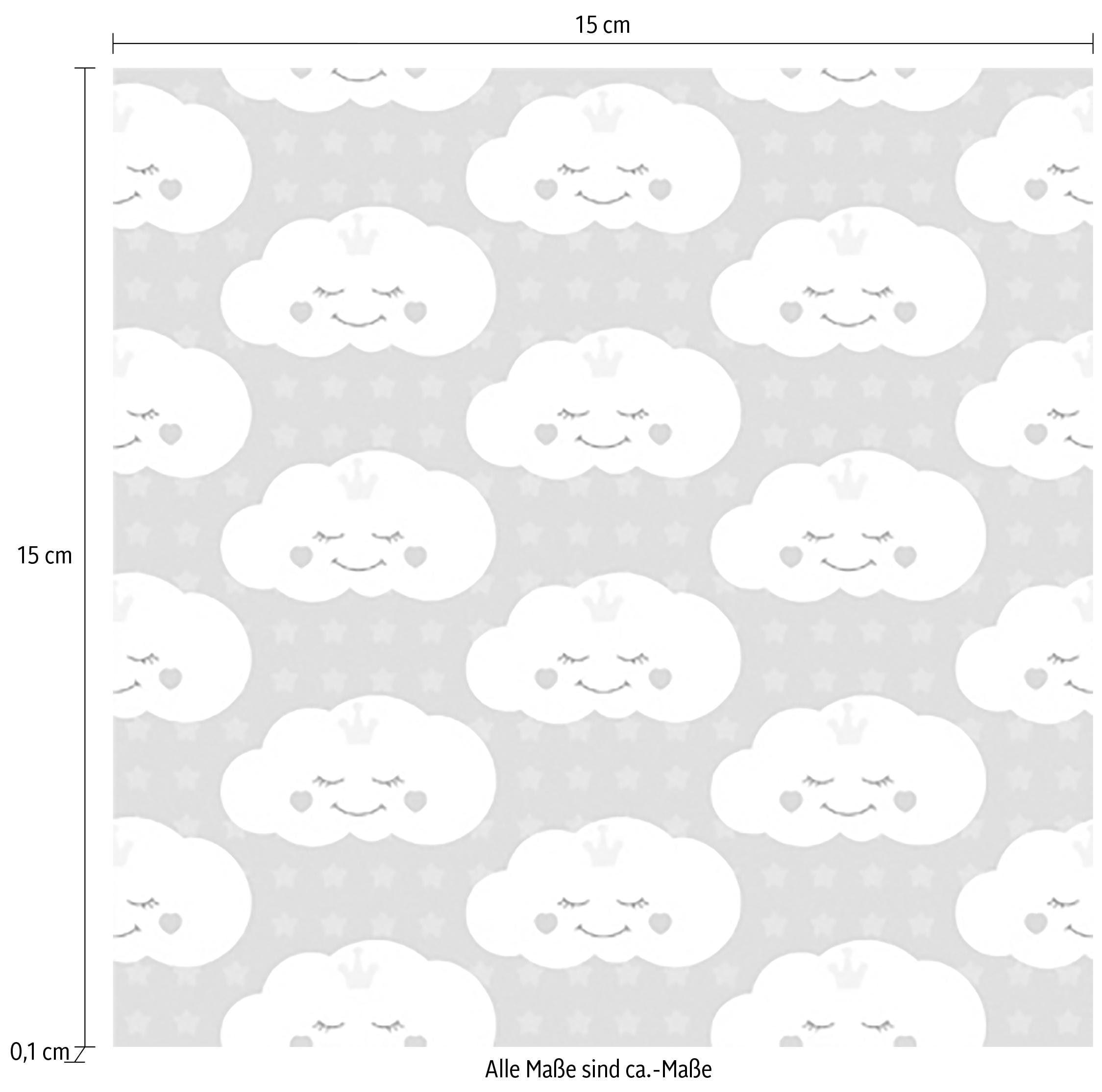 queence Fliesenaufkleber »Wolken« Stickerfliesen, selbstklebend, Sticker, 12er Set