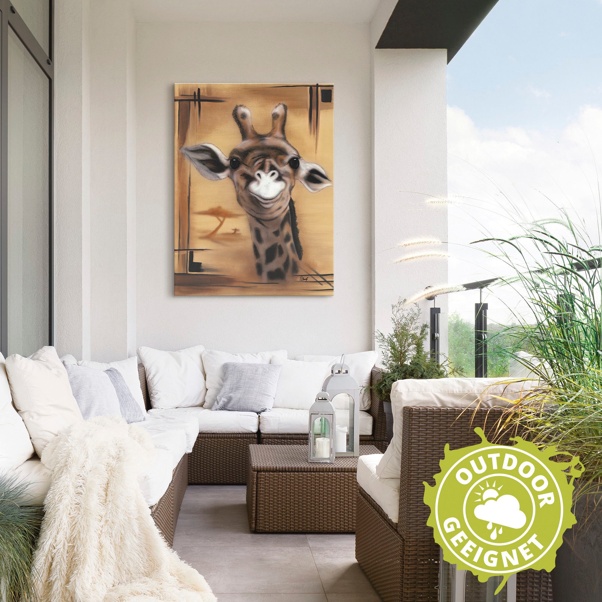 Artland Wandbild »Giraffe« Giraffen Bilder 1 Stk. tlg. als Alubild, Leinwandbild in verschied. Grössen