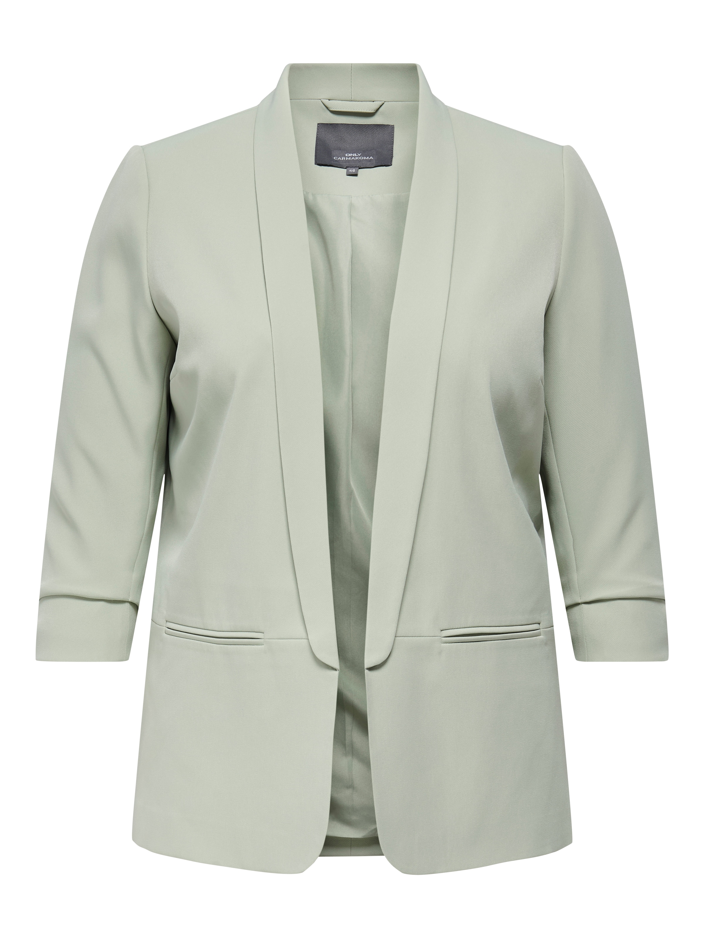 ONLY CARMAKOMA Kurzblazer »CARELLY 3/4 LIFE BLAZER WVN« Kunstfaser mit Stretch