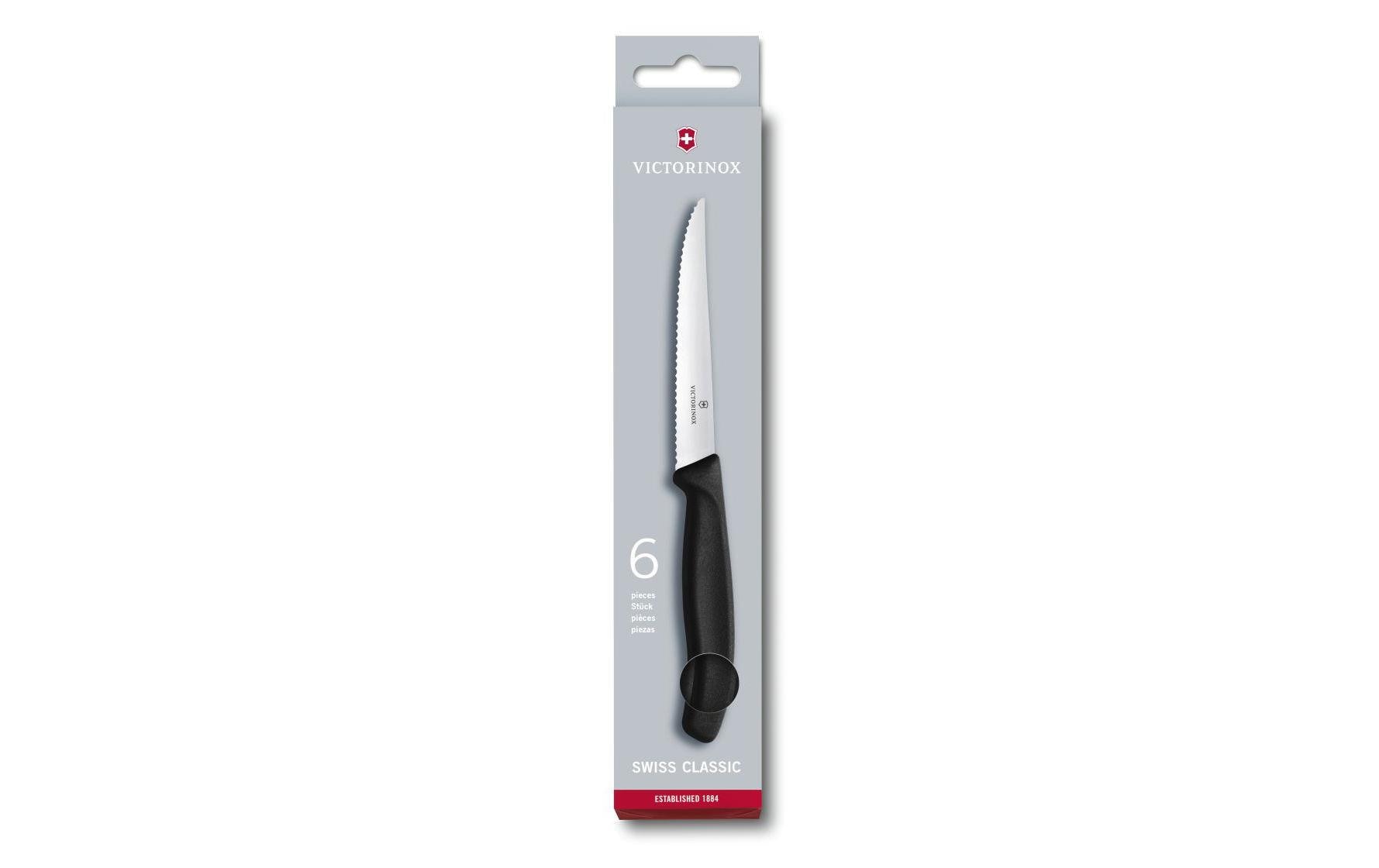 Victorinox Steakmesser, (Set, 6 tlg.)