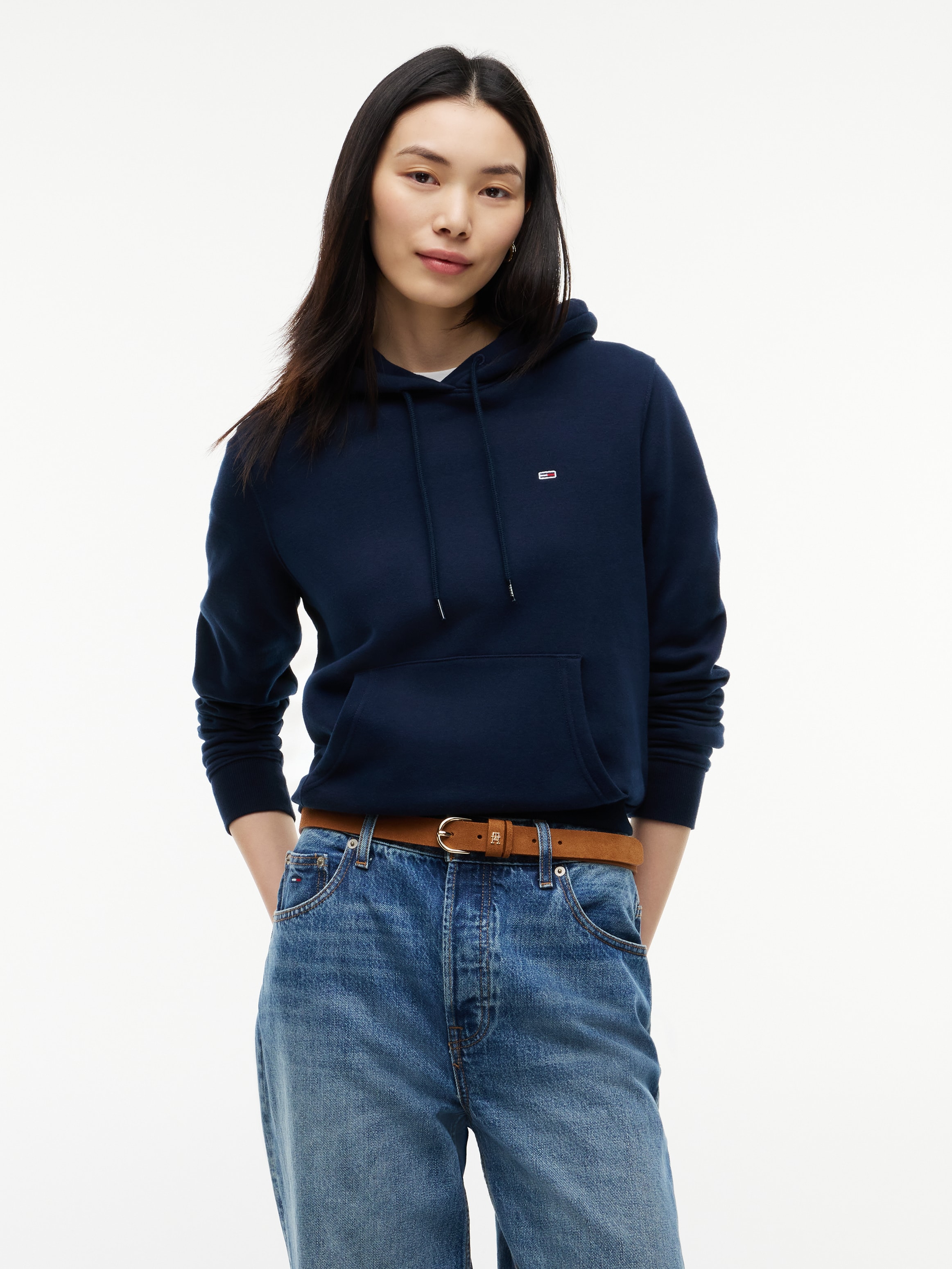 Tommy Jeans Sweat à capuche »TJW REG S FLAG HOODIE«, avec drapeau logo, coupe régulière
