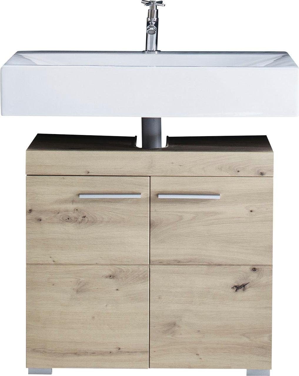 INOSIGN Waschbeckenunterschrank »Avena«, Waschtisch mit 2 Türen - Aussparung 26/8 cm - (B/T/H) 60/34/56 cm
