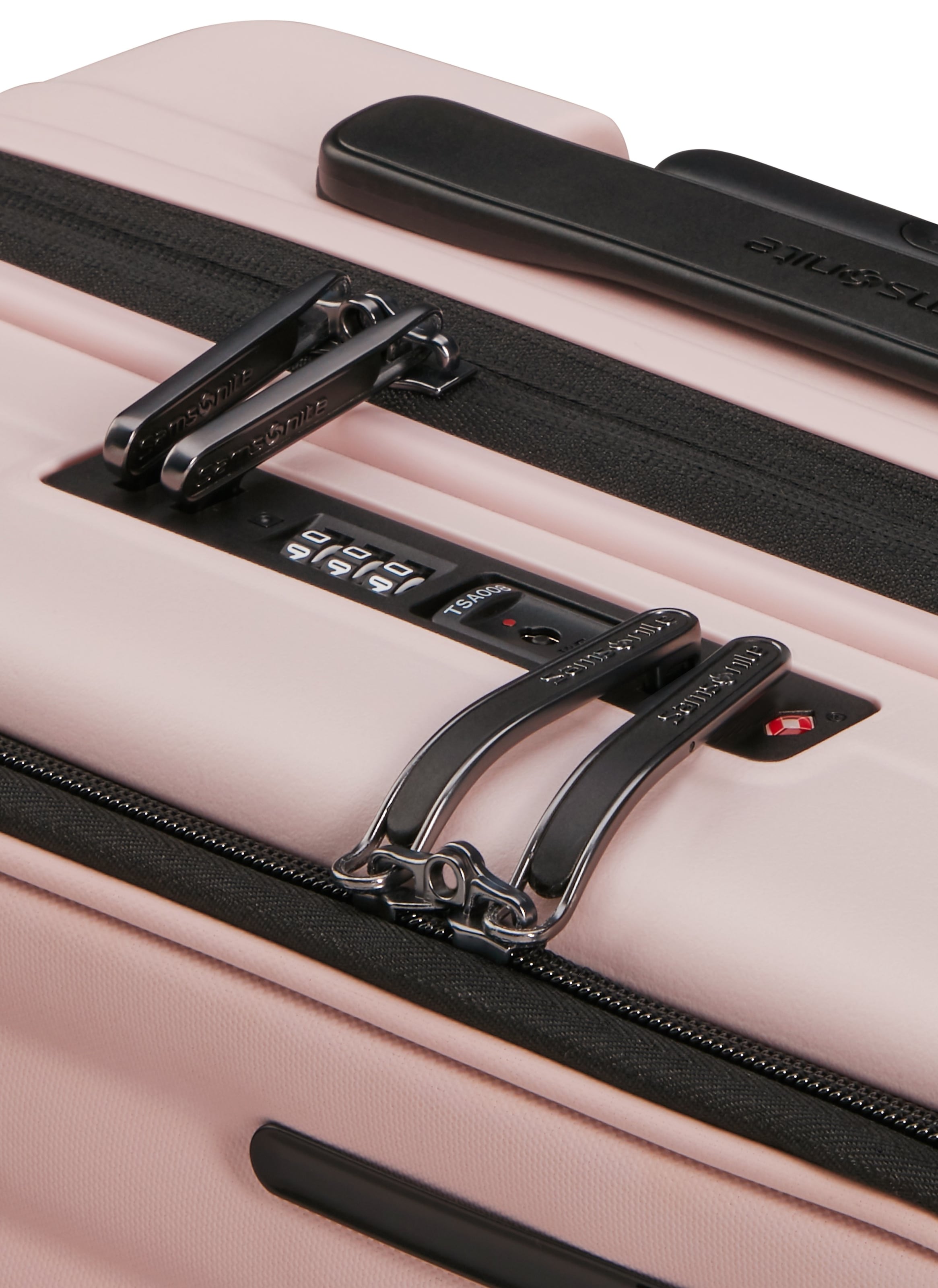 Samsonite Hartschalen-Trolley »RESTACKD, verschiedene Grössen und Farben«, (mit Packtaschen), 4 Rollen, Reisekoffer mit TSA Schloss Volumenerweiterung Packtaschen