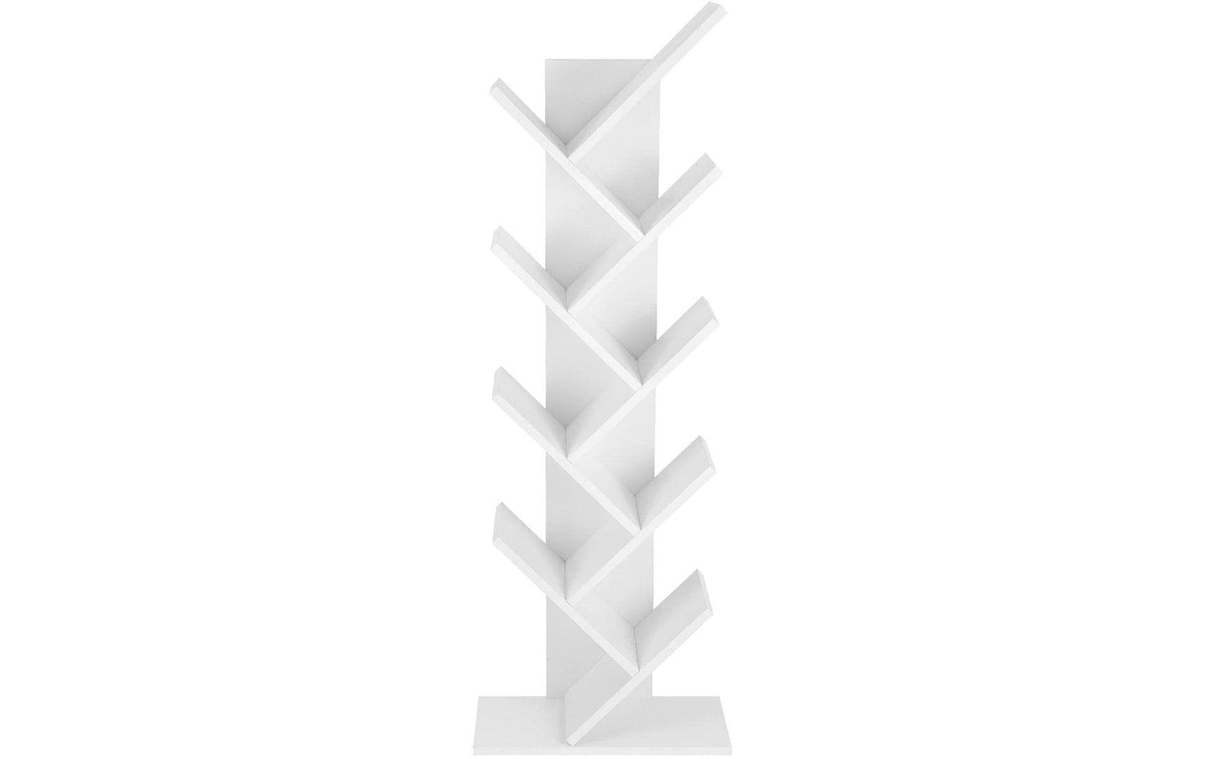 Image of VASAGLE Regal "Tree, 141.5 cm, Weiss"