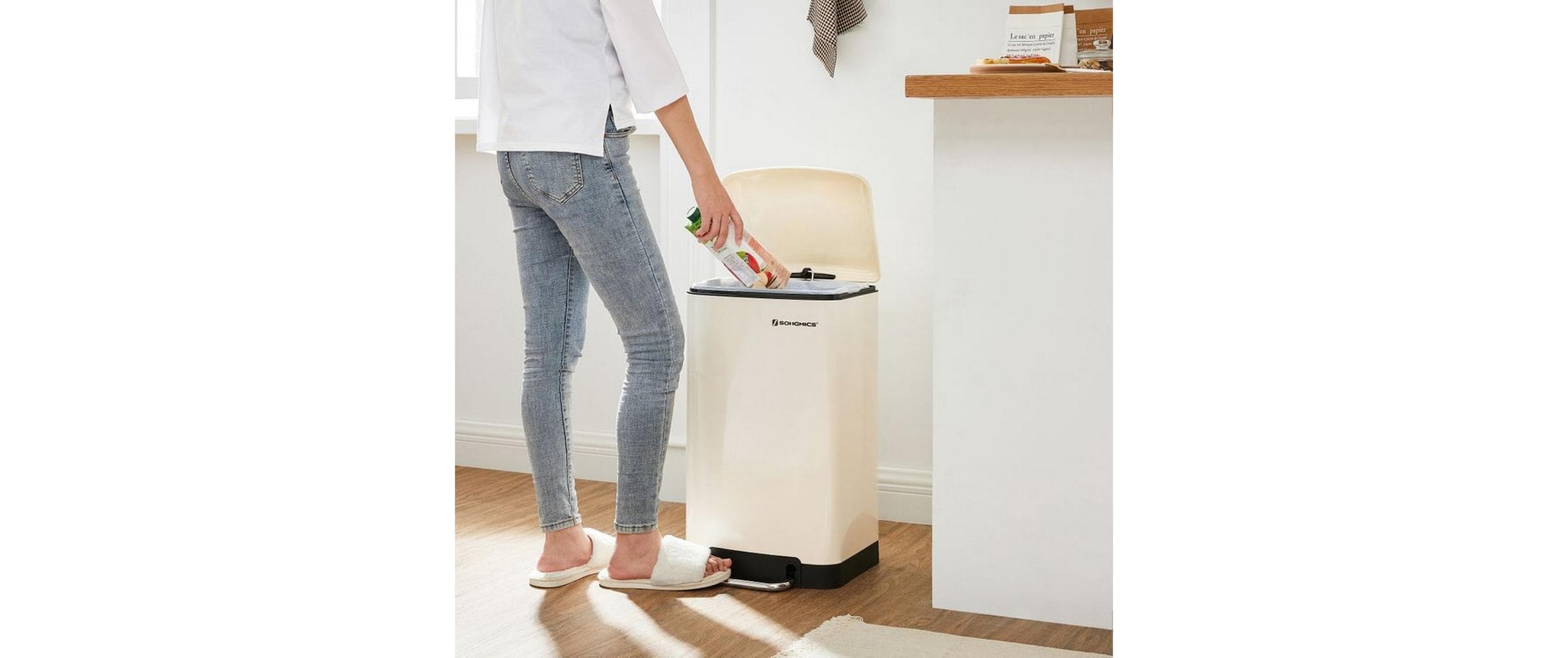 SONGMICS Mülleimer »mit Inneneimer 30 l« 1 Behälter