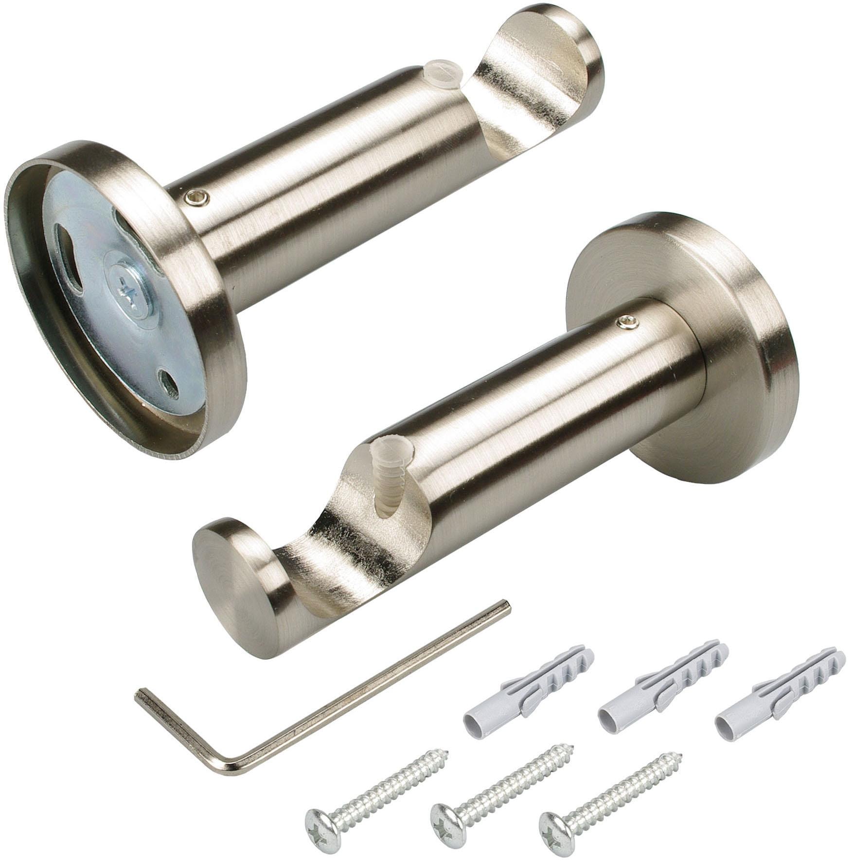 Liedeco Gardinenstange »CELZYLIN01SG1L«, 1 läufig-läufig, Fixmass, 1-läufig im Fixmass Ø 25 mm