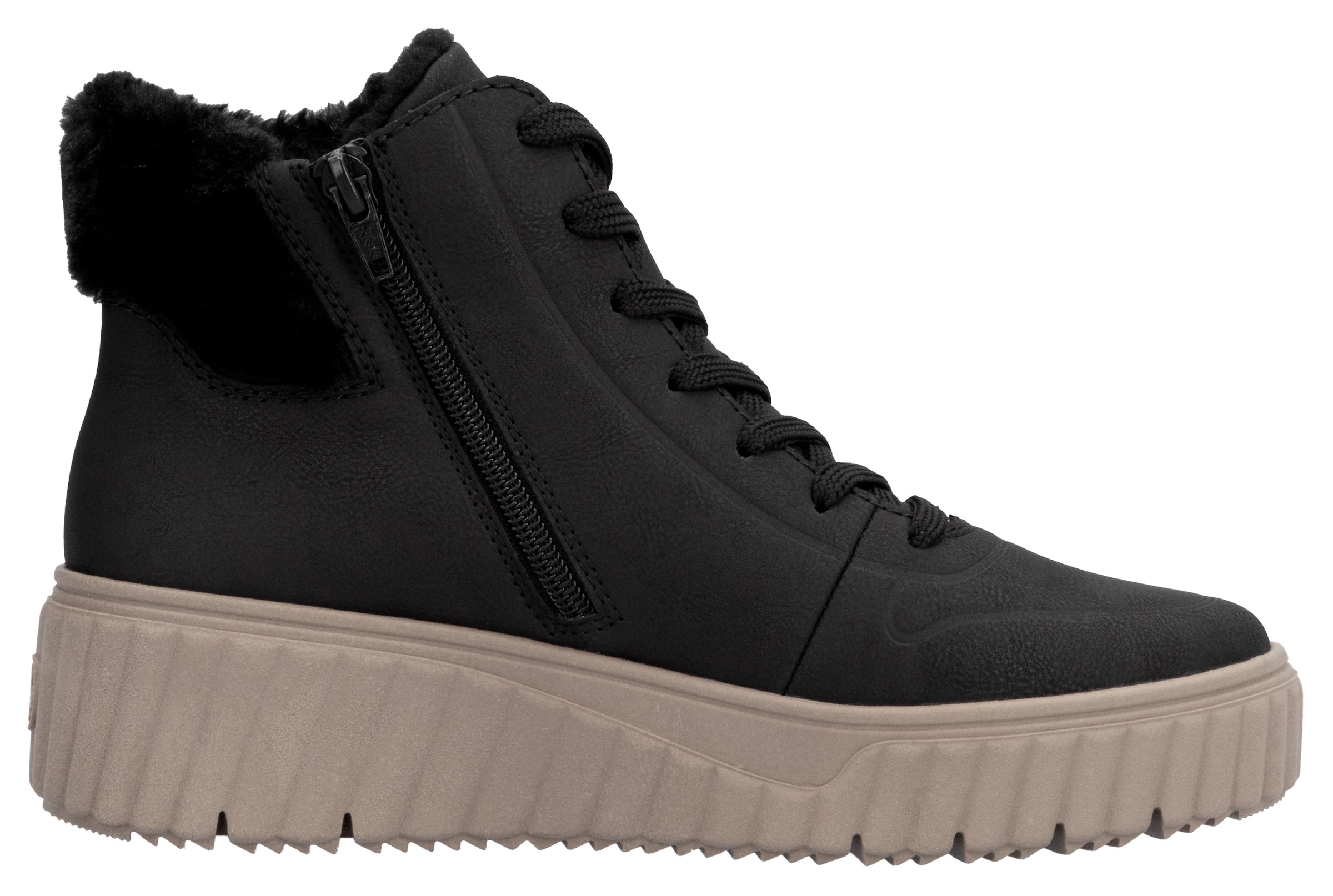 Rieker Winterboots, Keilstiefelette, Schnürboots mit Innenreissverschluss