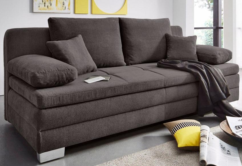 Image of Jockenhöfer Gruppe Schlafsofa "Lindau, B: 203 cm, Liegefl. 160x203 cm" mit Bettfunktion, Bettkasten, Zierkissen & Kaltschaumtopper