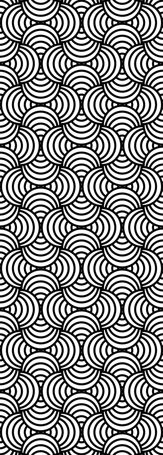Image of queence Vinyltapete "Fehilde" Farbverlauf abstrakt bedruckt gemustert glatt 90x250cm, selbstklebend, kinderleichte Anbringung, Sticker