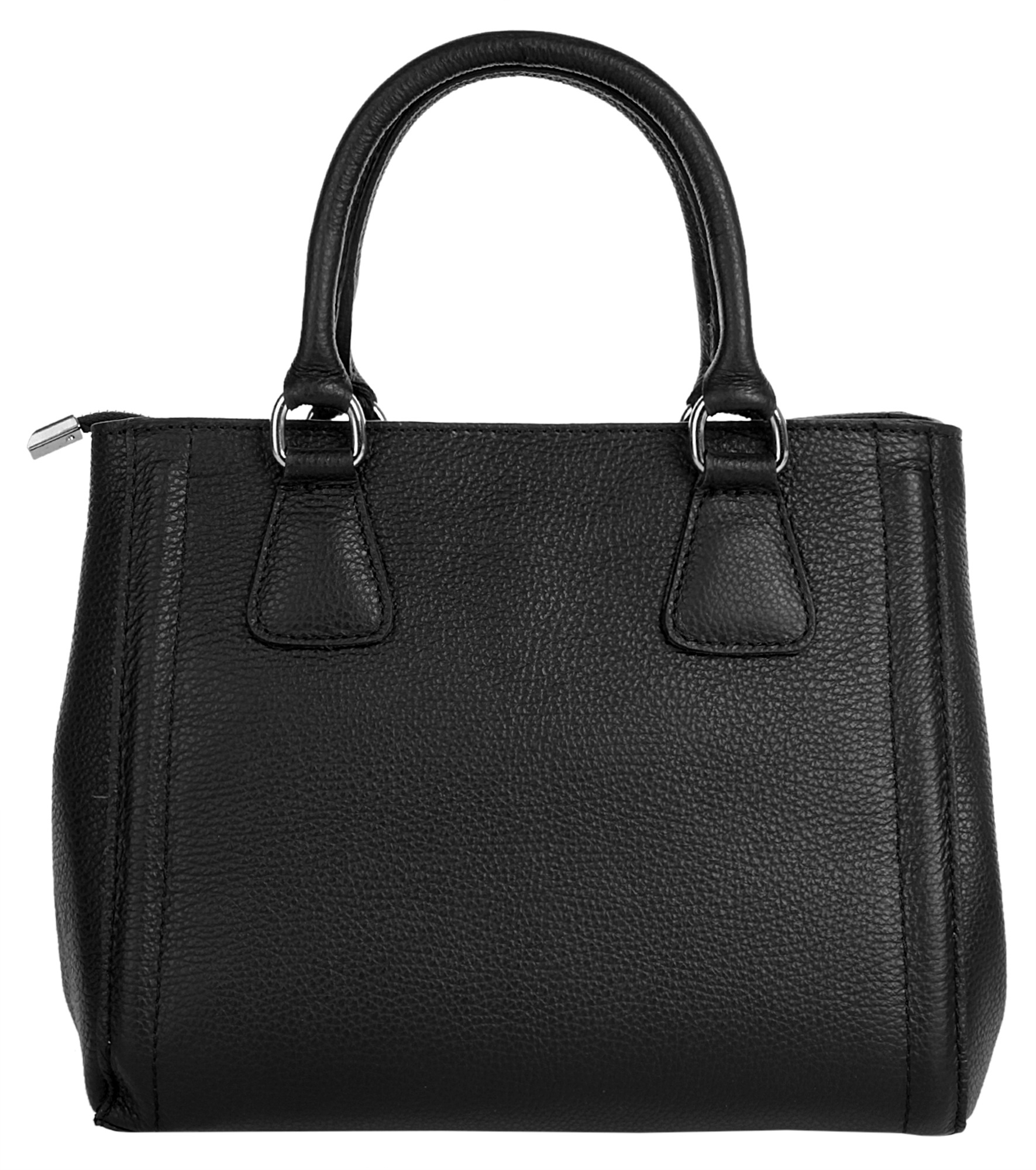 Cluty Henkeltasche »CLUTY Damen SOLCUORE echt Leder, Made in Italy« echt Leder, Made in Italy