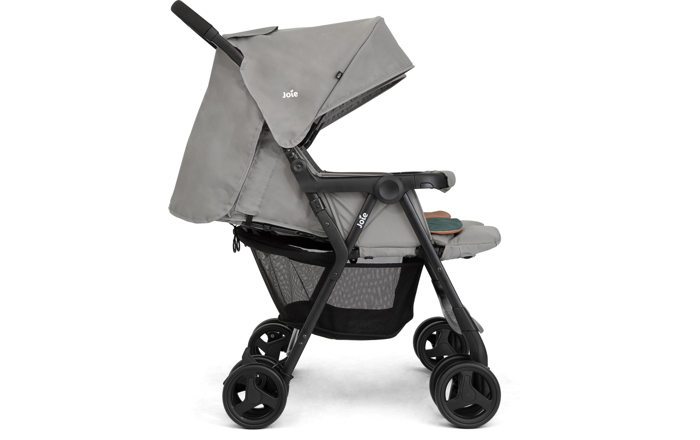 Joie Poussette pour frères et sœurs »Aire« 30 kilos Zwillingswagen inkl. Regenschutz