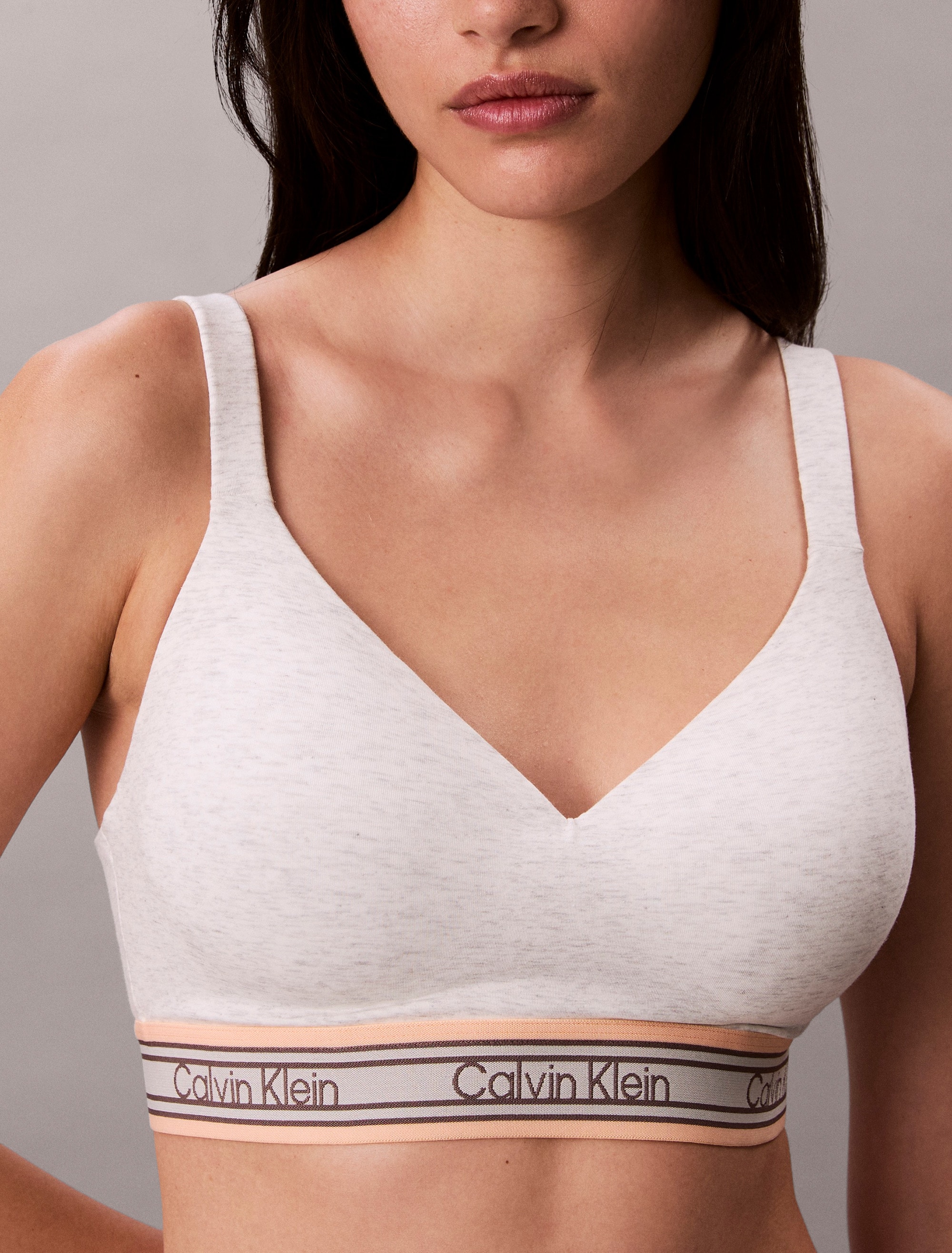 Calvin Klein Underwear Soutien-gorge à bretelles coupe ajustée avec ceinture élastique
