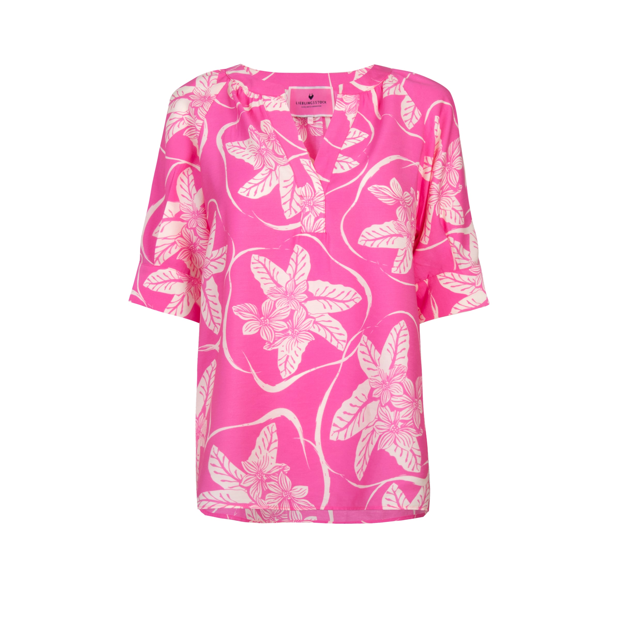 Image of Lieblingsstück Schlupfbluse "RosulaL" mit Tropicalprint